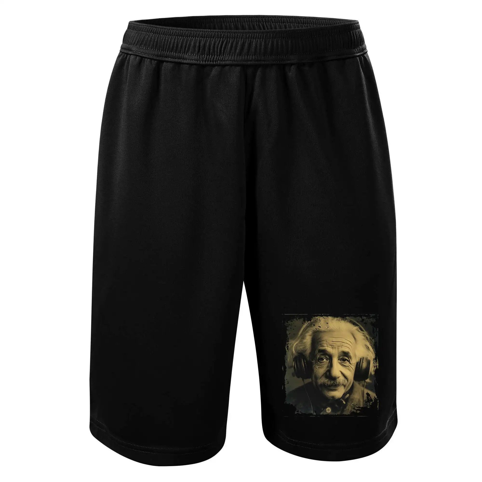 Albert se sluchátky