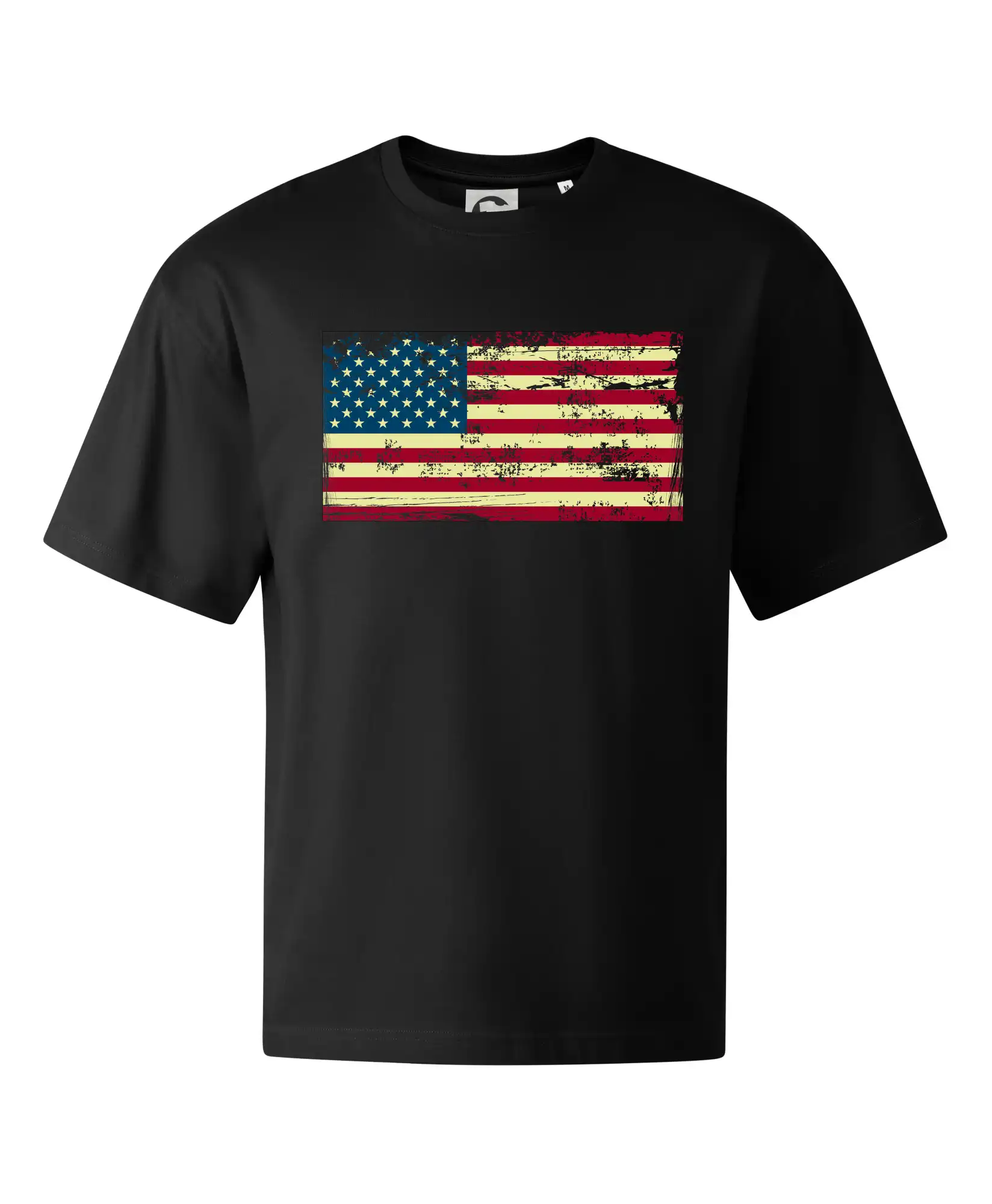 Tričká USA - Americká vlajka stará - Stage unisex - OVERSIZE