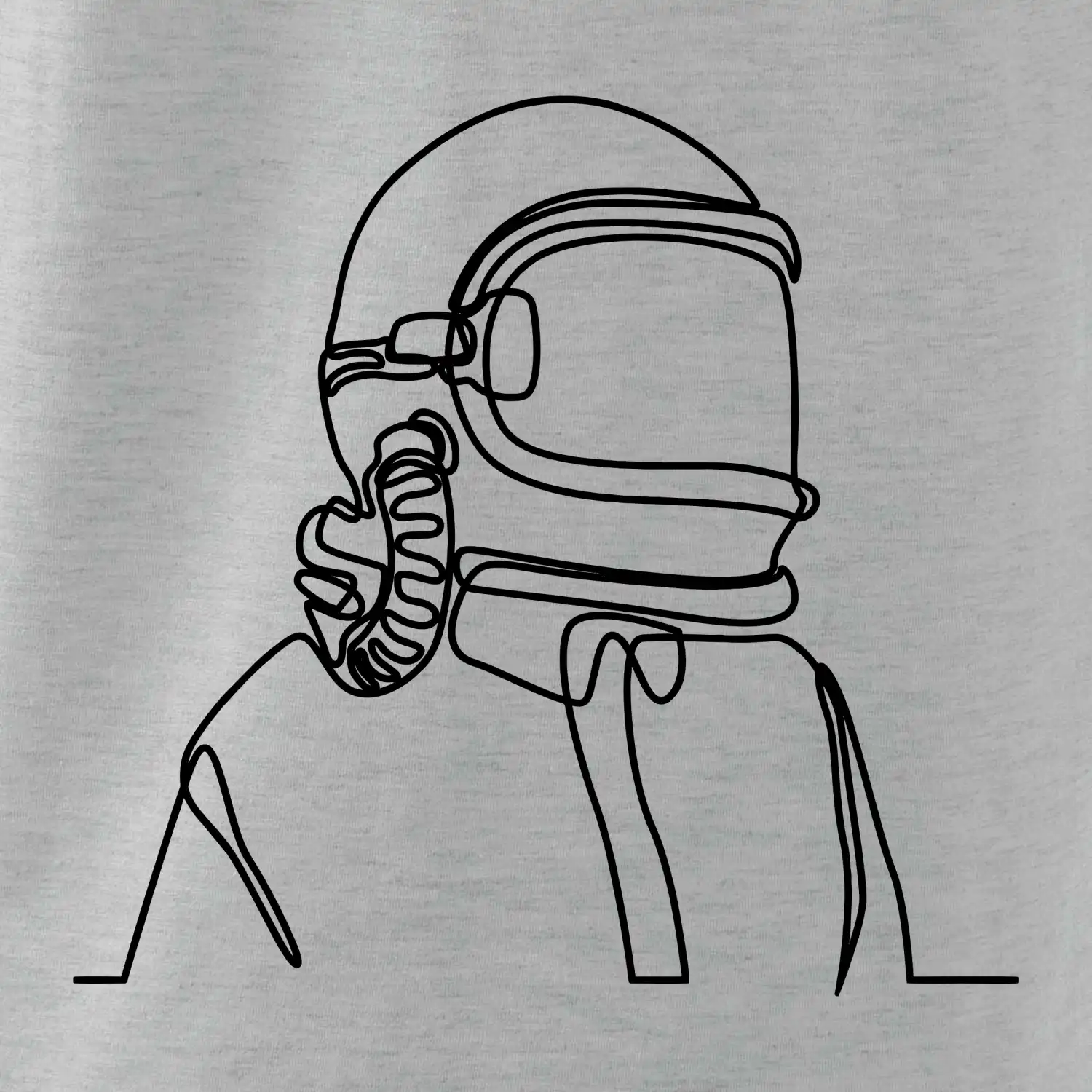 Astronaut jedním tahem