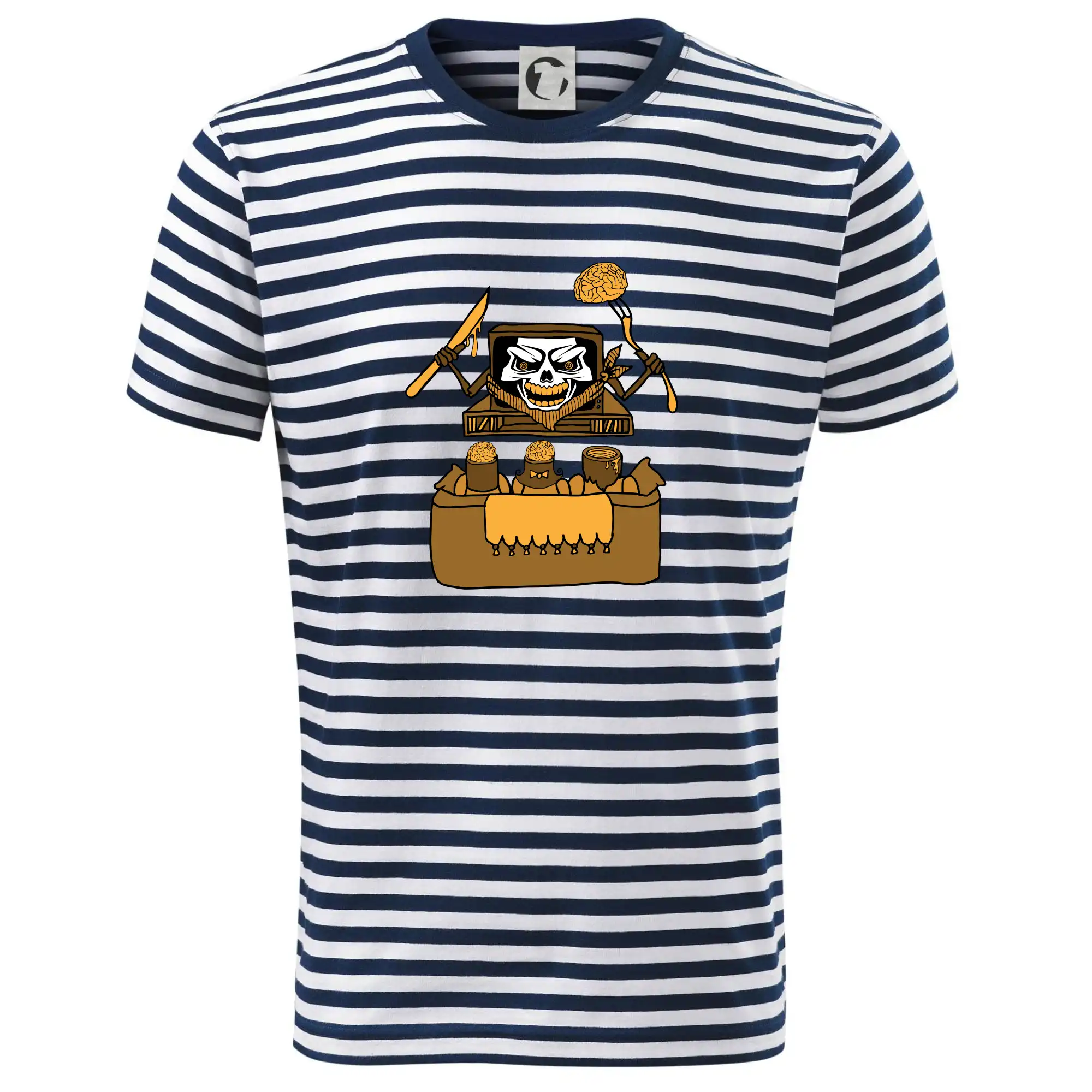 Seriálové tričká - Mozkožrút - televízia (Pecka design) - Tričko na vodu