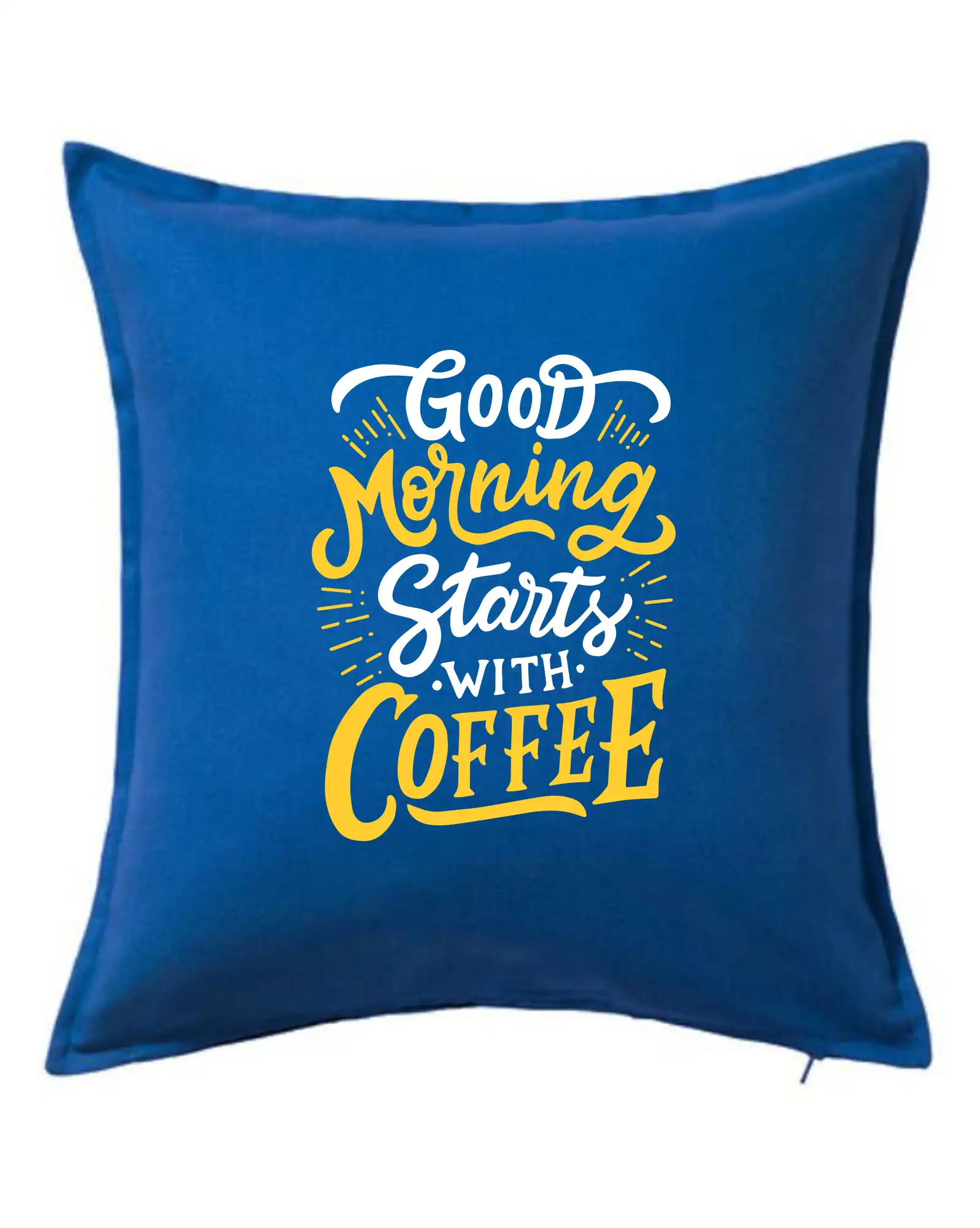 Motívy pre baristu a milovníkov kávy - Good Morning Starts with Coffee - Vankúš 50x50