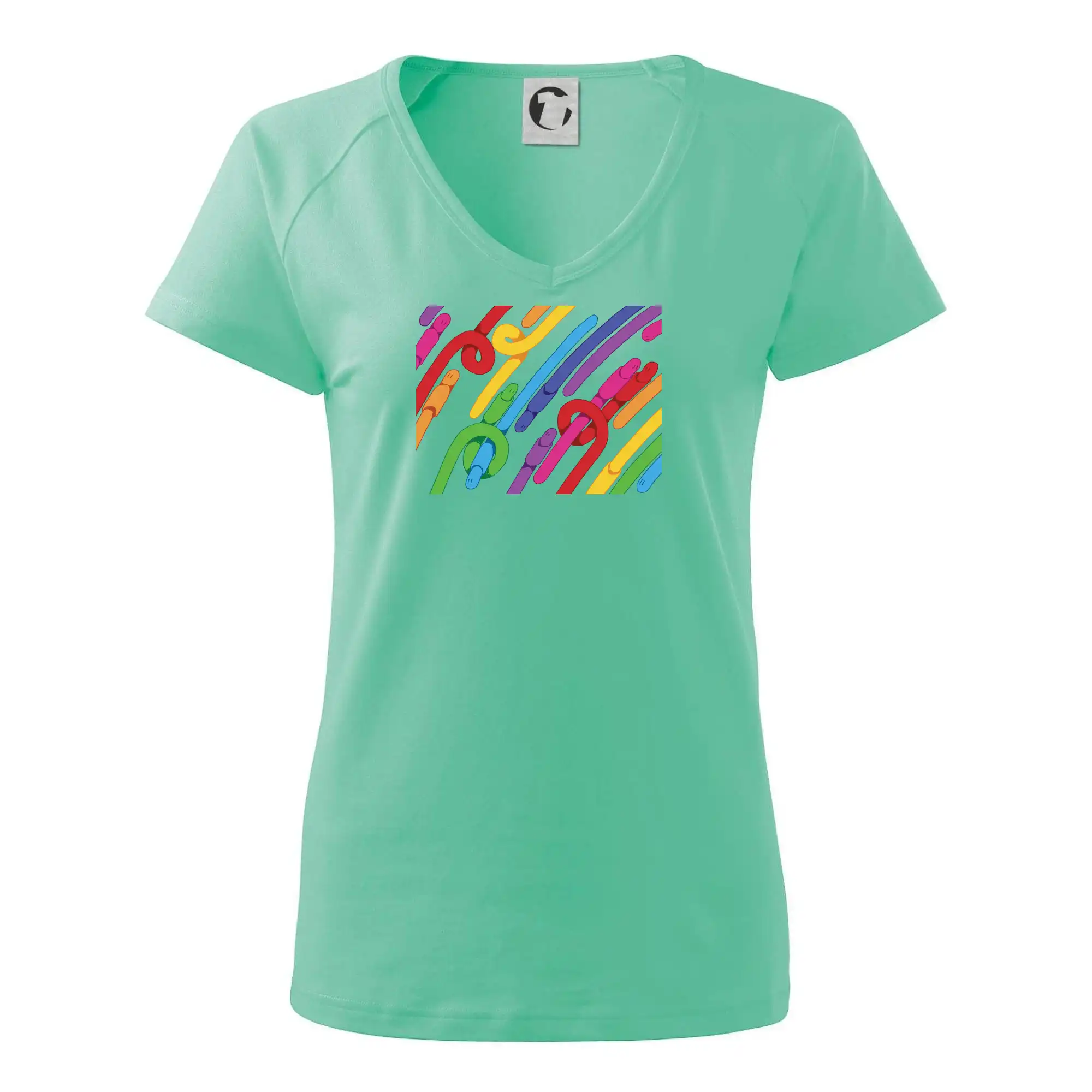 Tričká pre LGBT a Queer komunitu - Dážďovky pruhy (Alexis Citrine) - Tričko dámske Dream