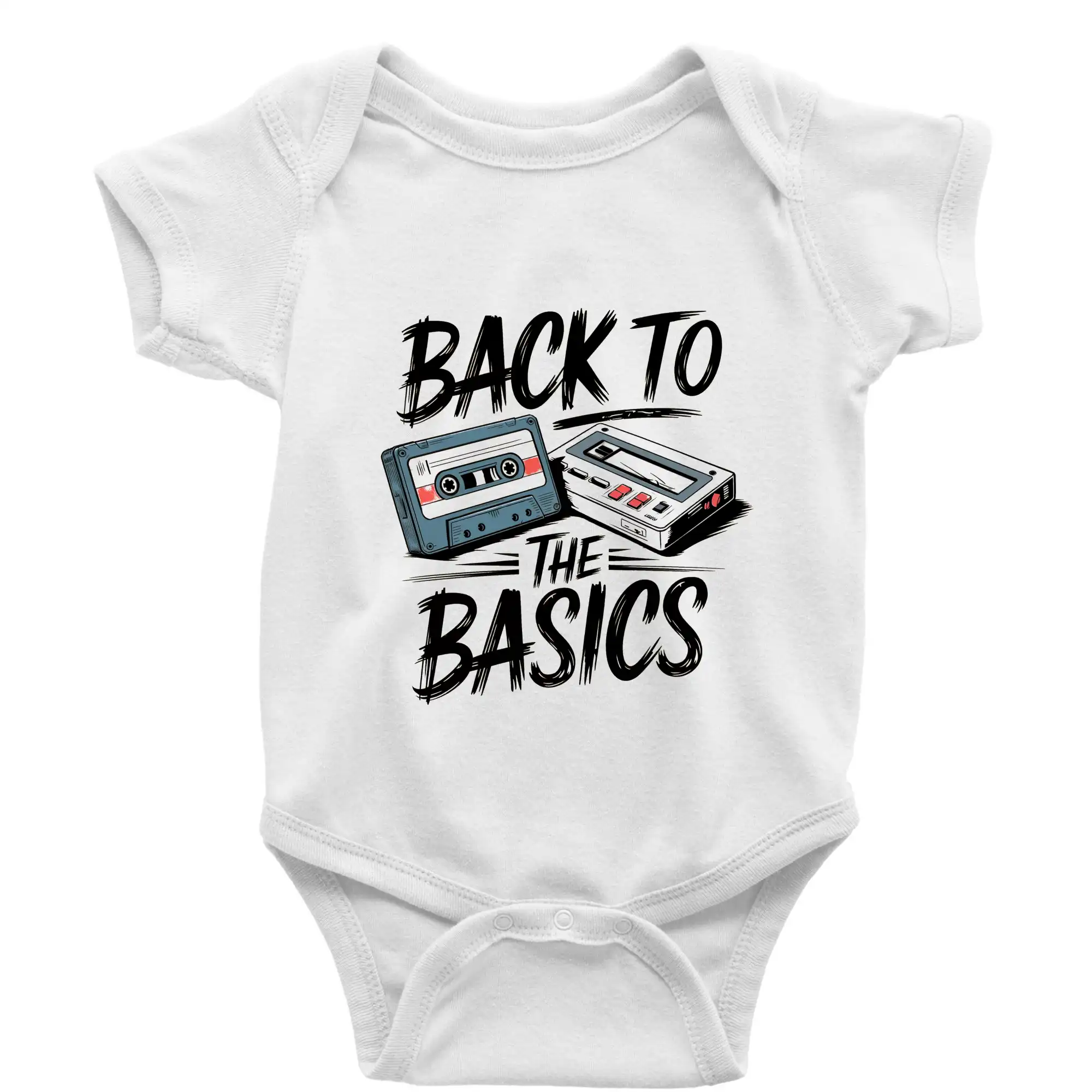 Back to the basics 90s - Body dojčenské s krátkym rukávom