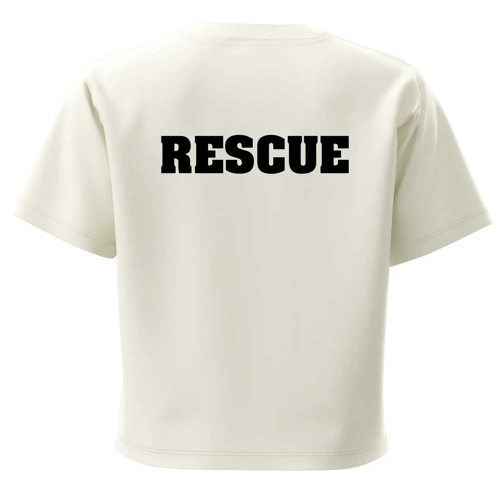 Rescue - Hviezda na prsníku + nápis na chrbte