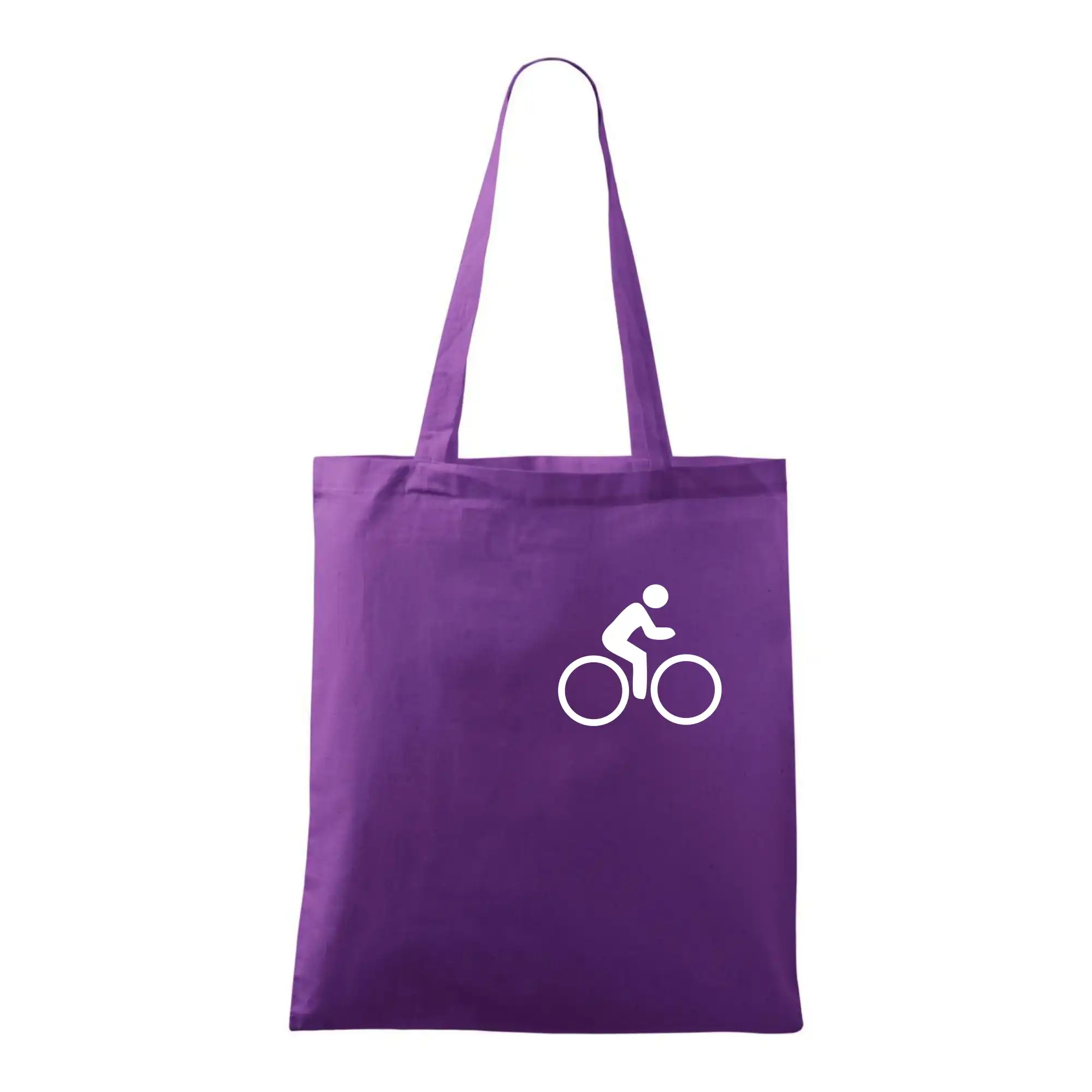 Tričko ako darček pre cyklistu - Mapa ČR + kolo na prsu - Taška bavlnená