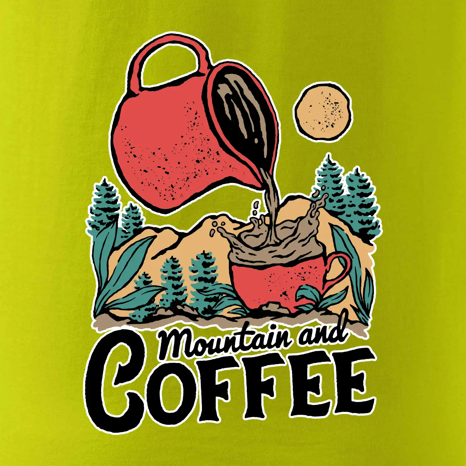 Mountain and Coffee