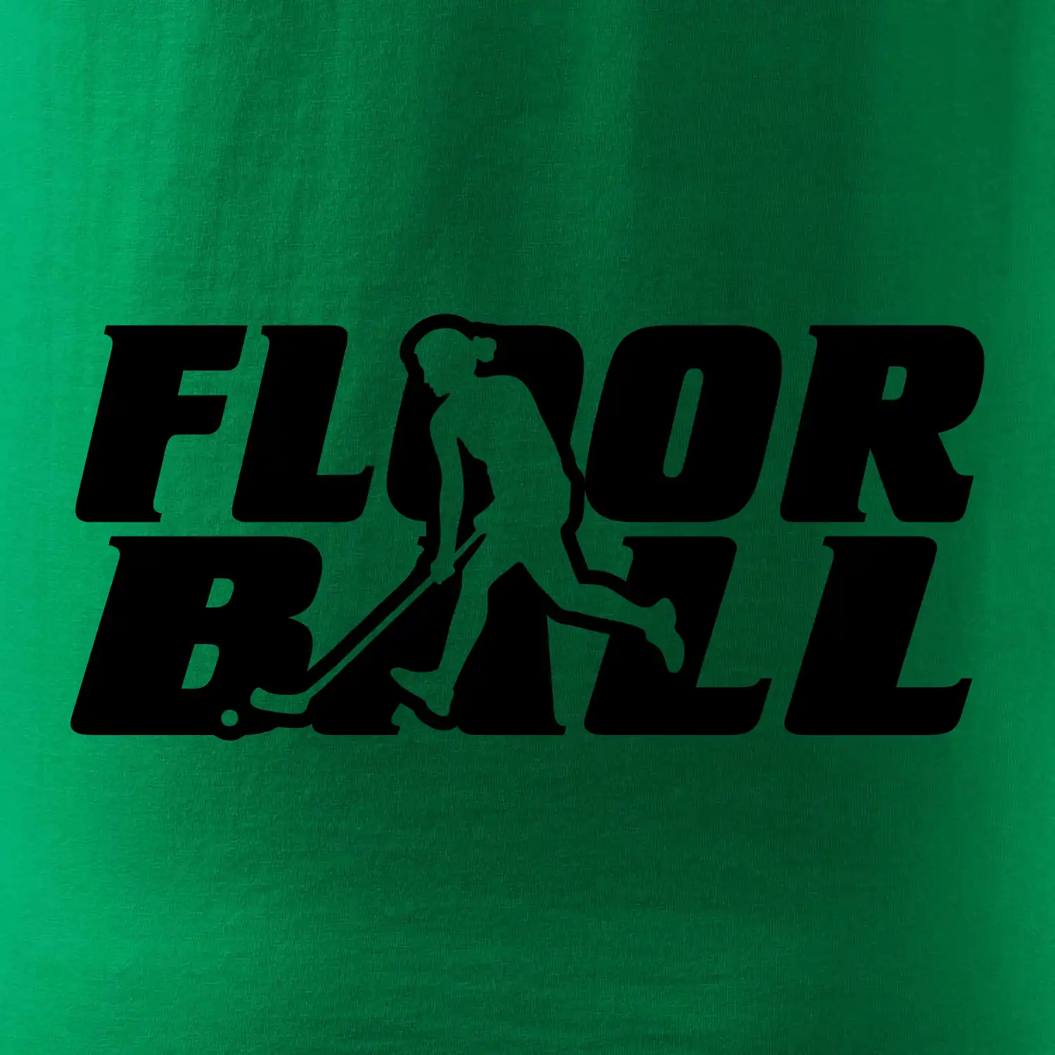 Floorball nápis rovný
