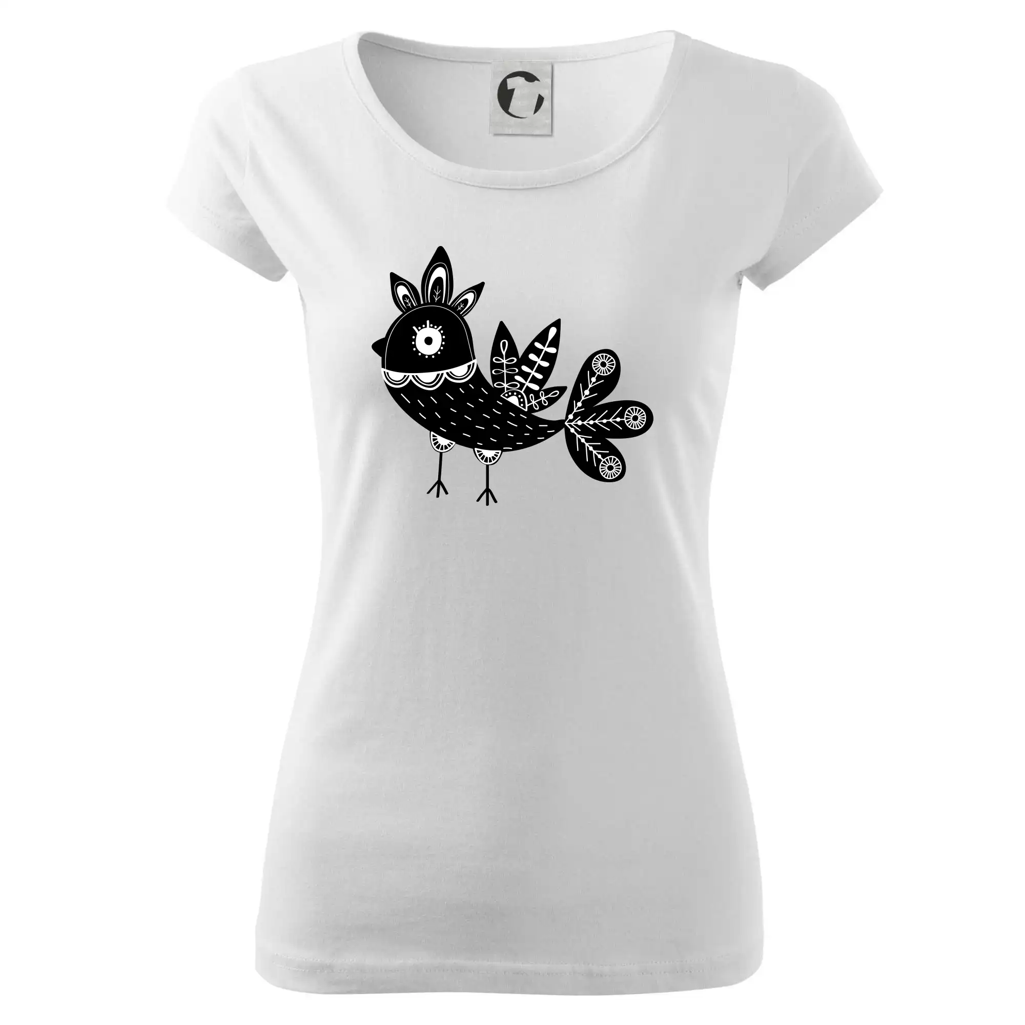 Ptáček černobílý folklór