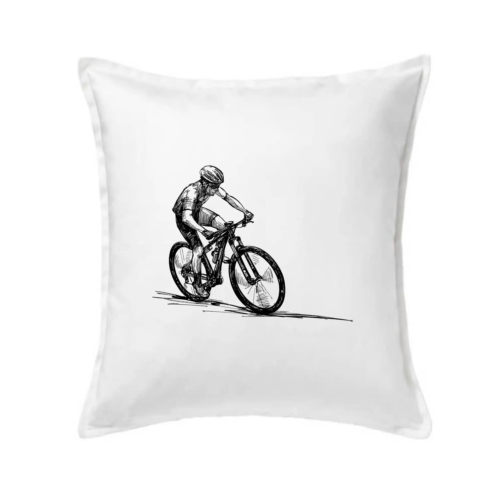 MTB kreslený cyklista