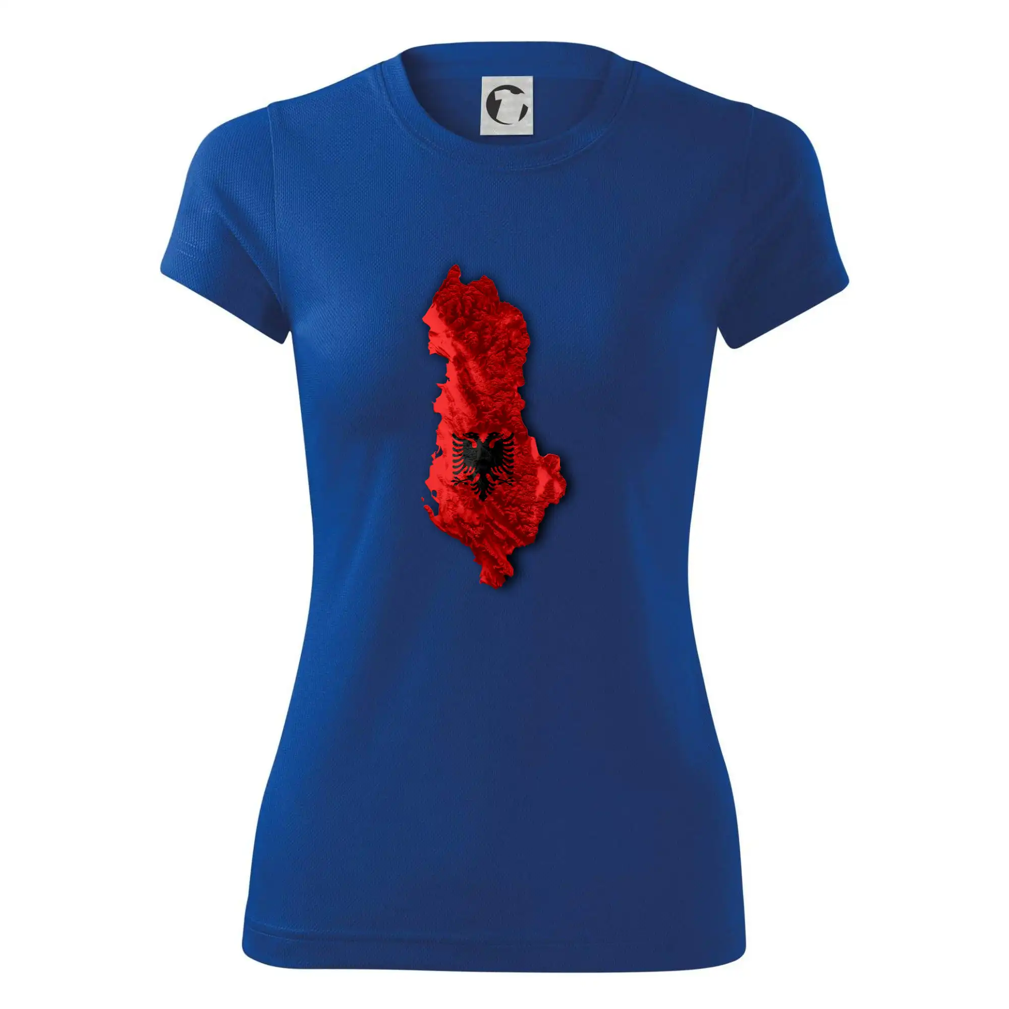 Mapa Albánie reliéf hor