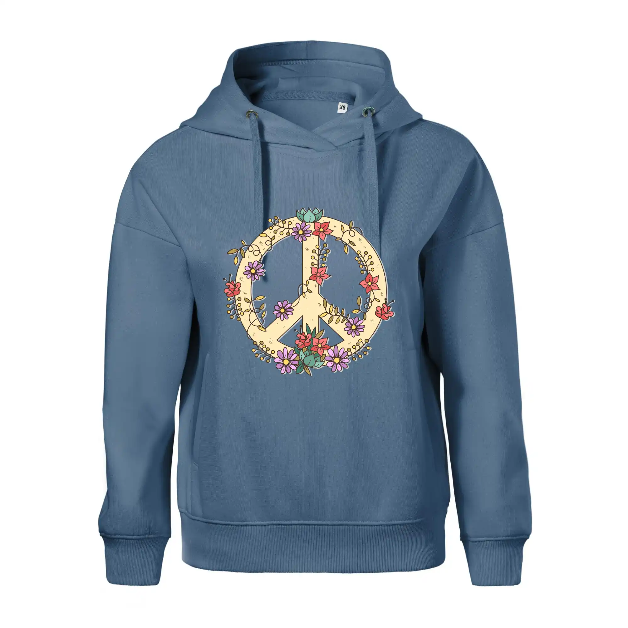 Peace symbol pískový