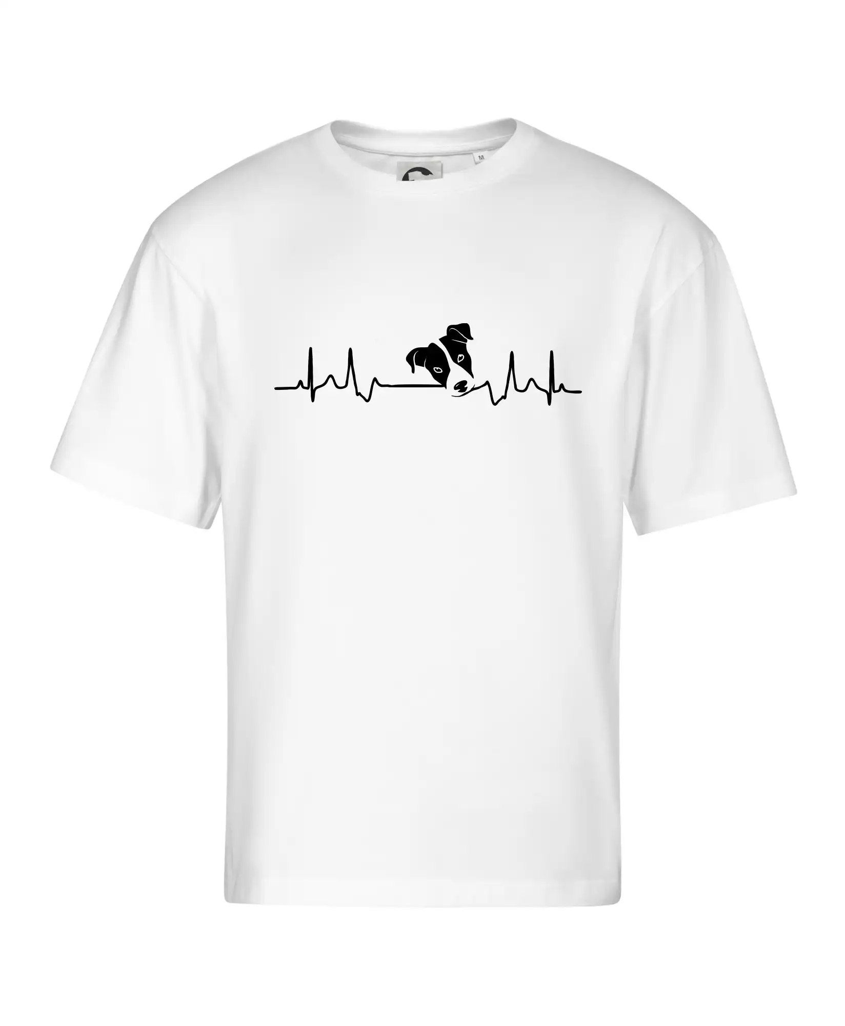 Jack Russell Teriér na tričku - Jack Russell Terriér Ekg - Stage unisex - OVERSIZE