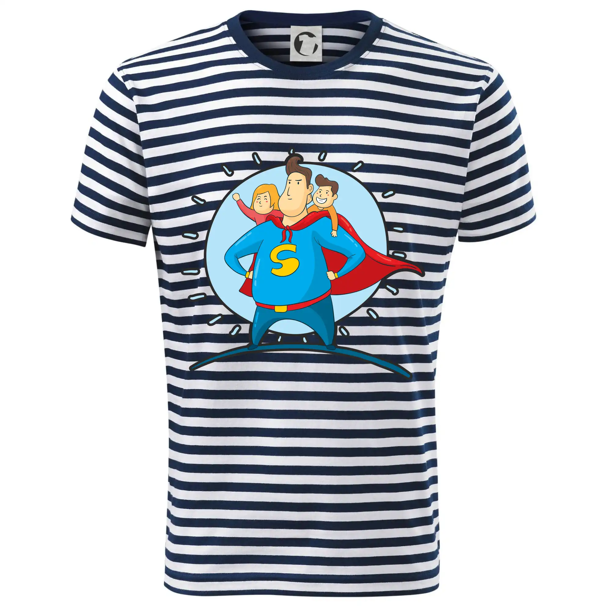 Najlepší darček pre otecka ku dňu otcov - Ocko superman - dievča a chlapec - Dětské triko na vodu