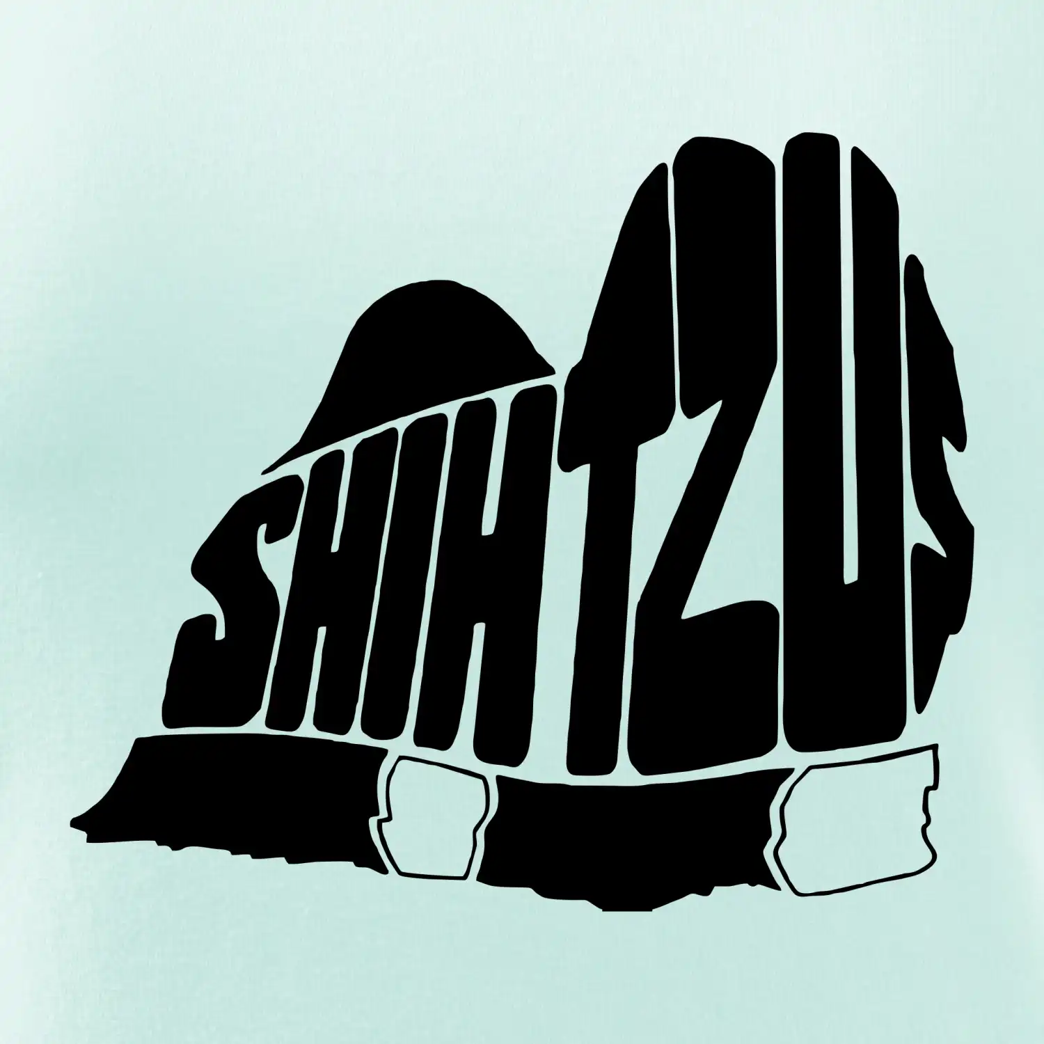 Shih-tzu - nápis v těle