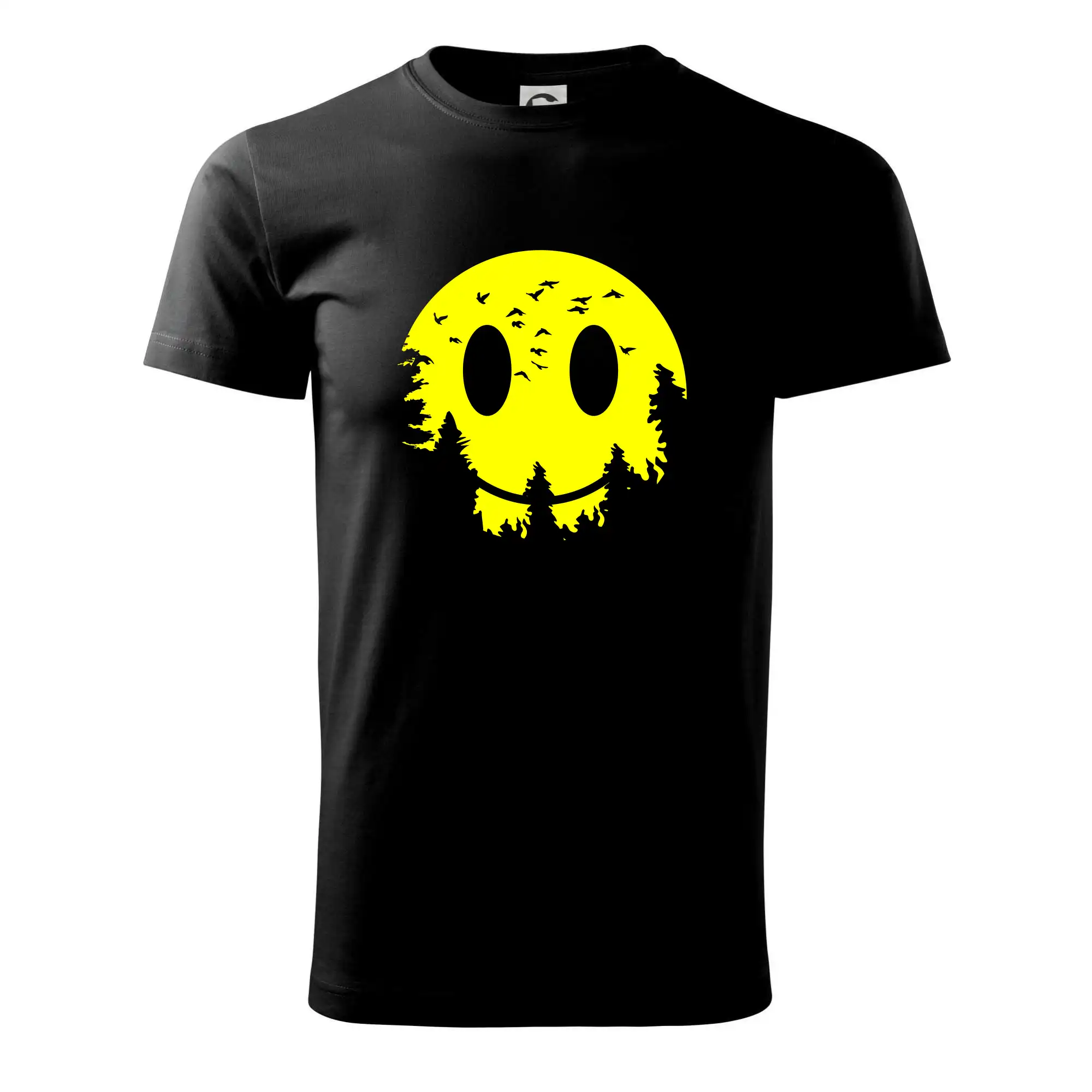 Grafické tričká - Smiley Moon - Tričko extra veľké  (5-8XL)