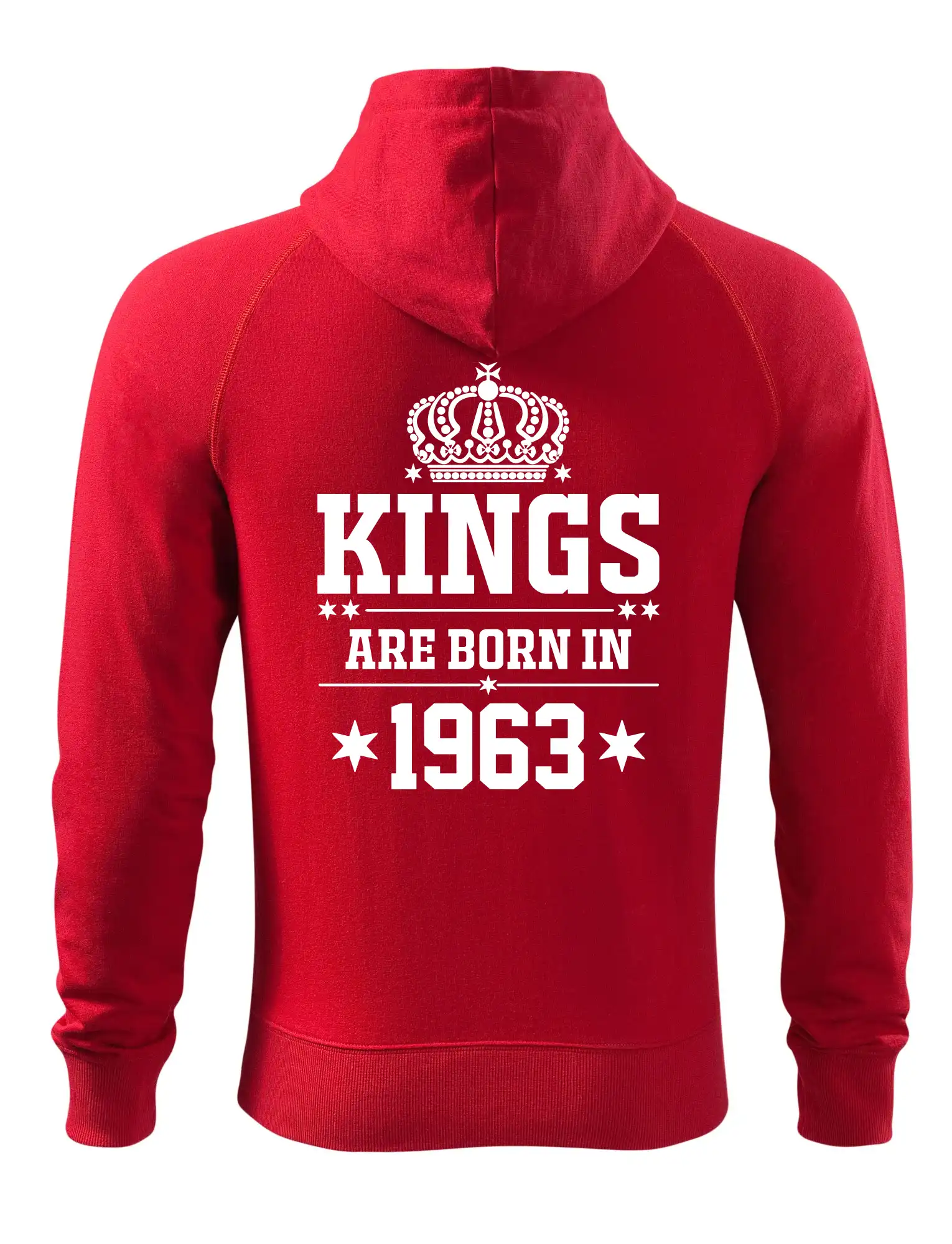 Trička s ročníkom 1963 - Kings are born in 1963 - Mikina Voyage  - 100% bavlna