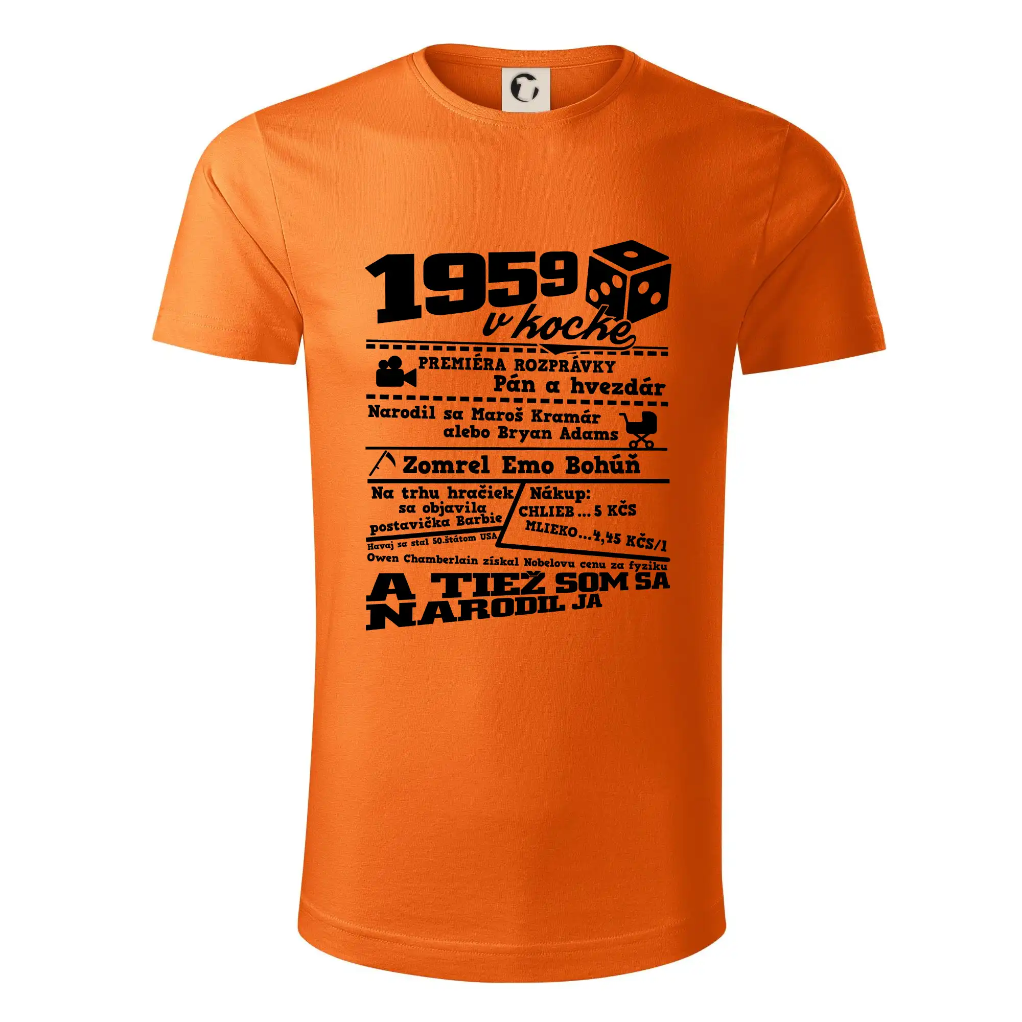 1959 v kocke - Tričko z organickej bavlny
