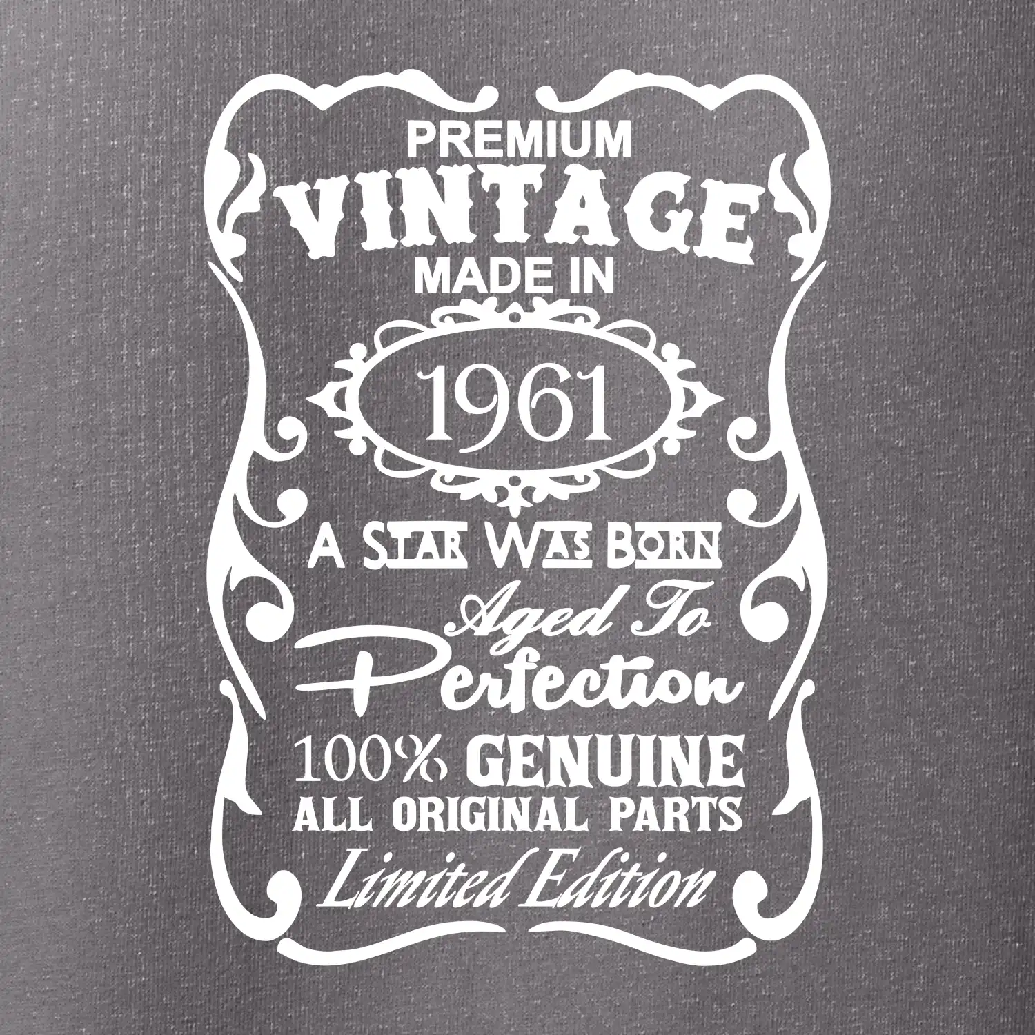 Vintage Etiketa - 1961