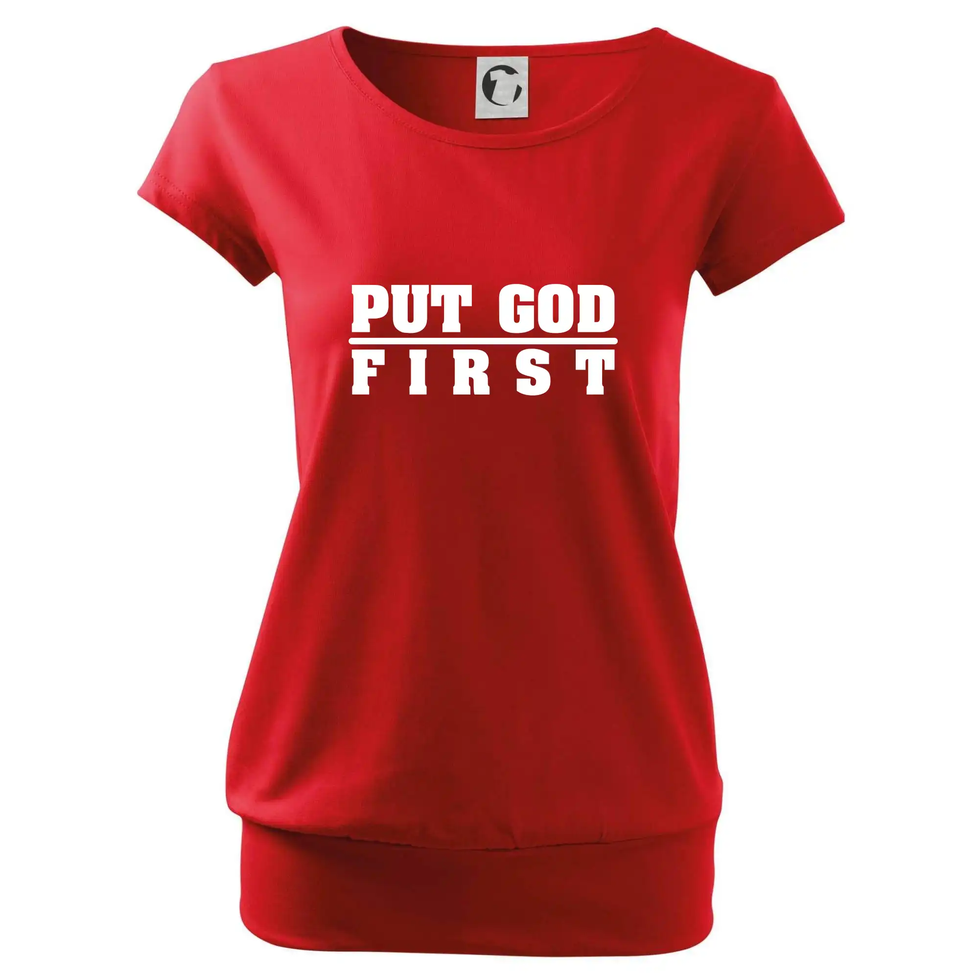 Put God first tlustý nápis