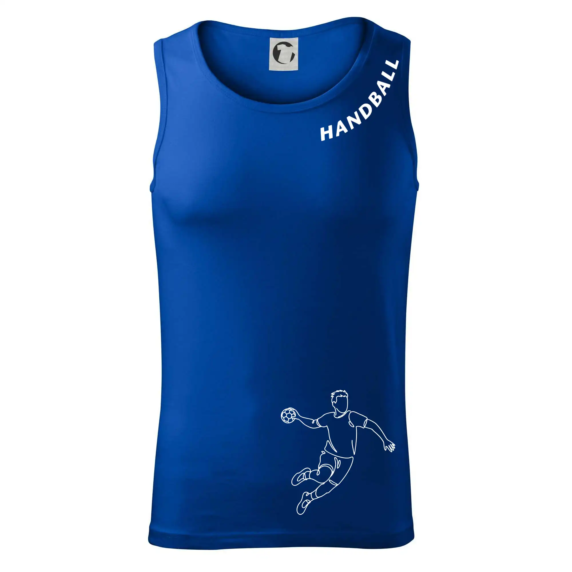 Handball nápis šikmo