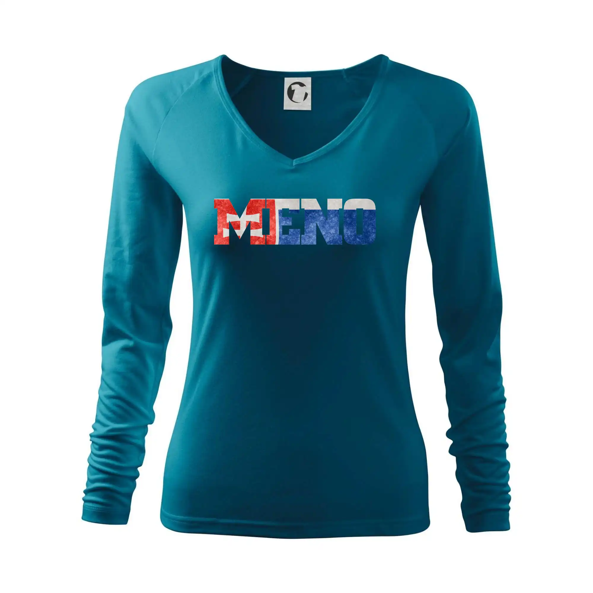 Slovenská vlajka - Váš nápis - Tričko dámske Elegance