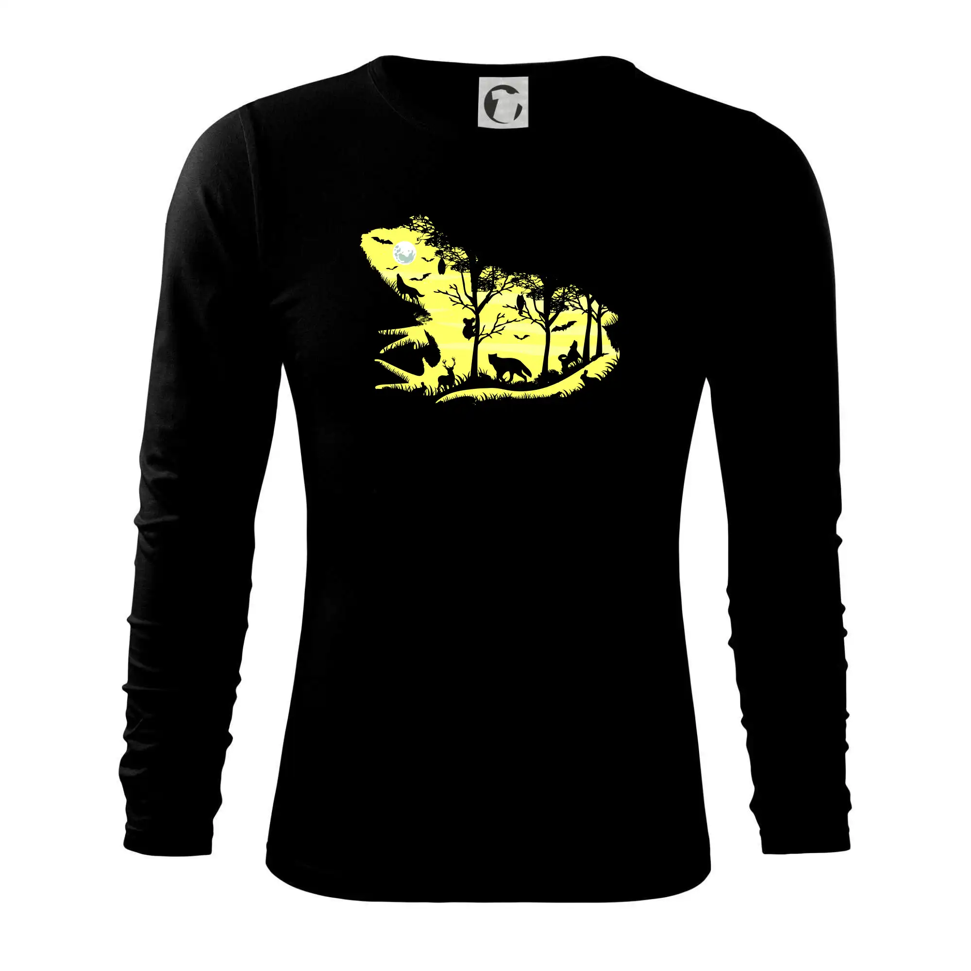 Trička pre cestovateľov - Froggy Night - Tričko s dlhým rukávom FIT-T long sleeve