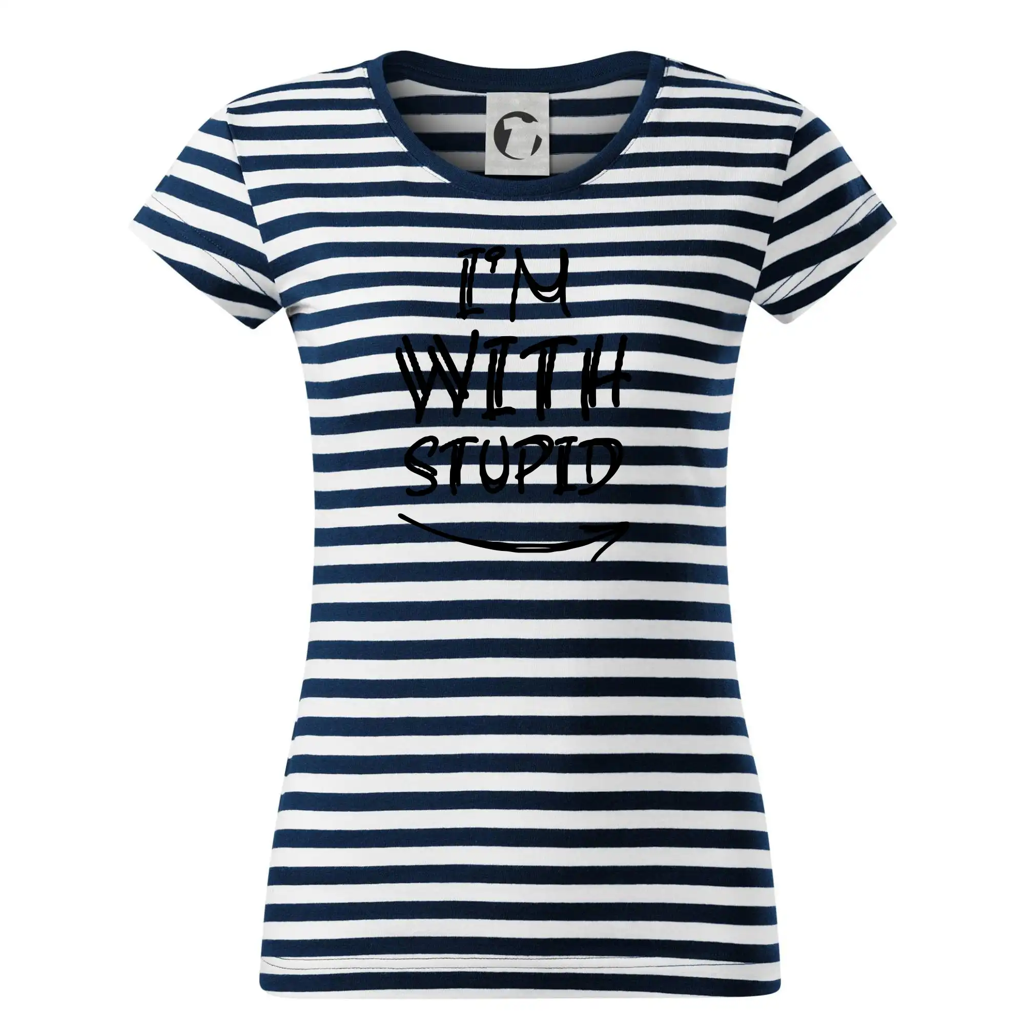 Tričká pre zamilovaných - Iam with stupid - Tričko na vodu