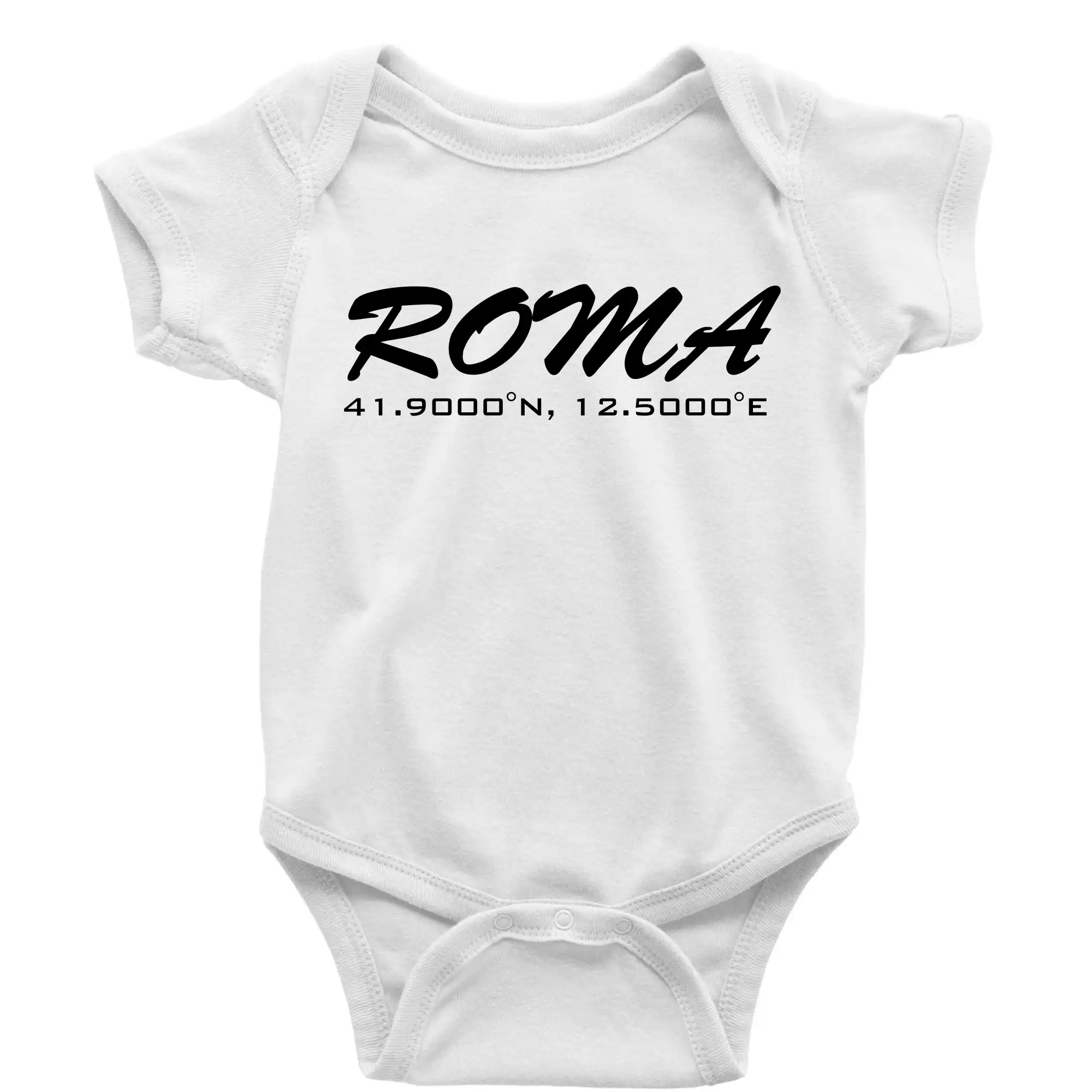 Tričká Taliansko - Roma GPS - Body dojčenské s krátkym rukávom