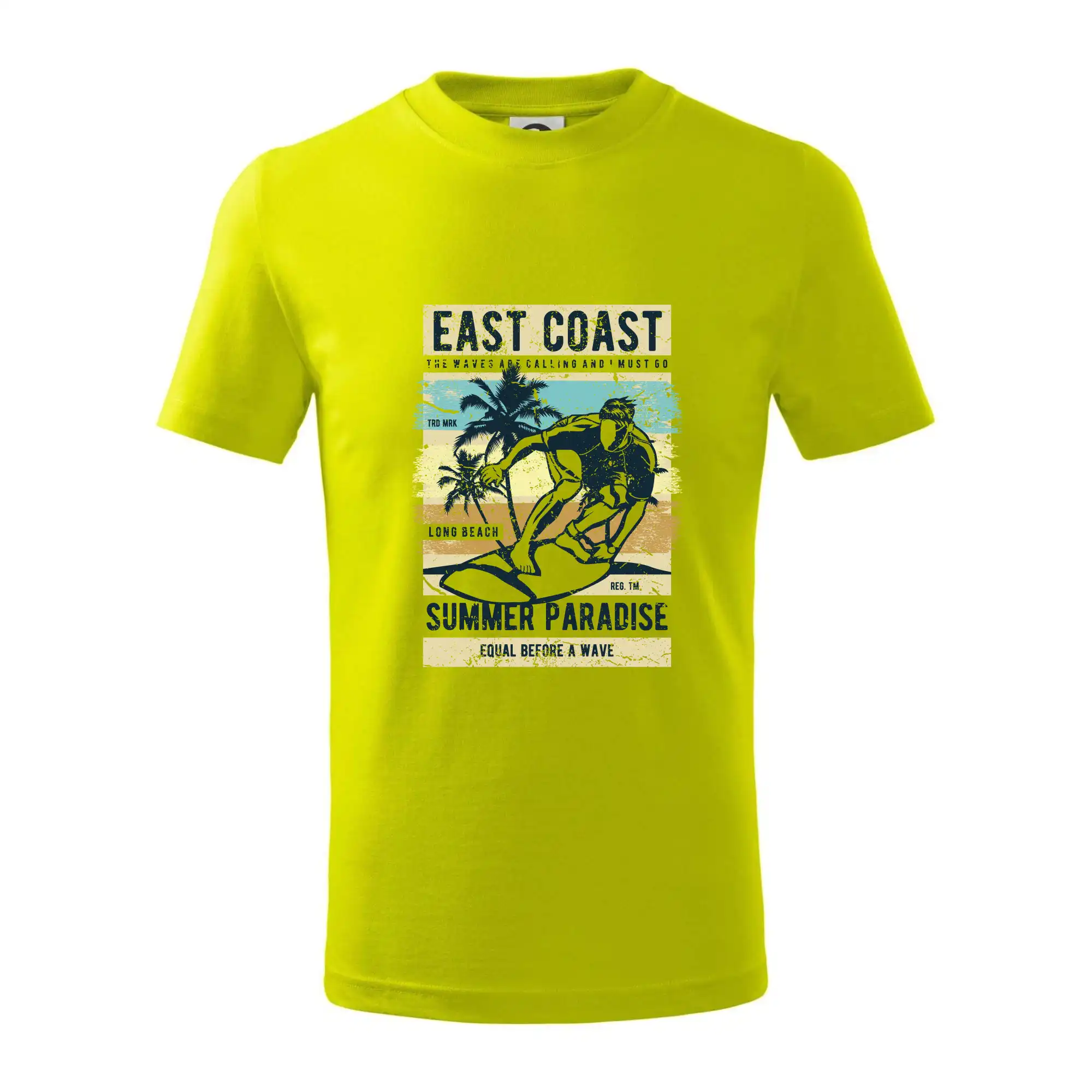 Surferske tričká - East Coast - Tričko detské bavlnené