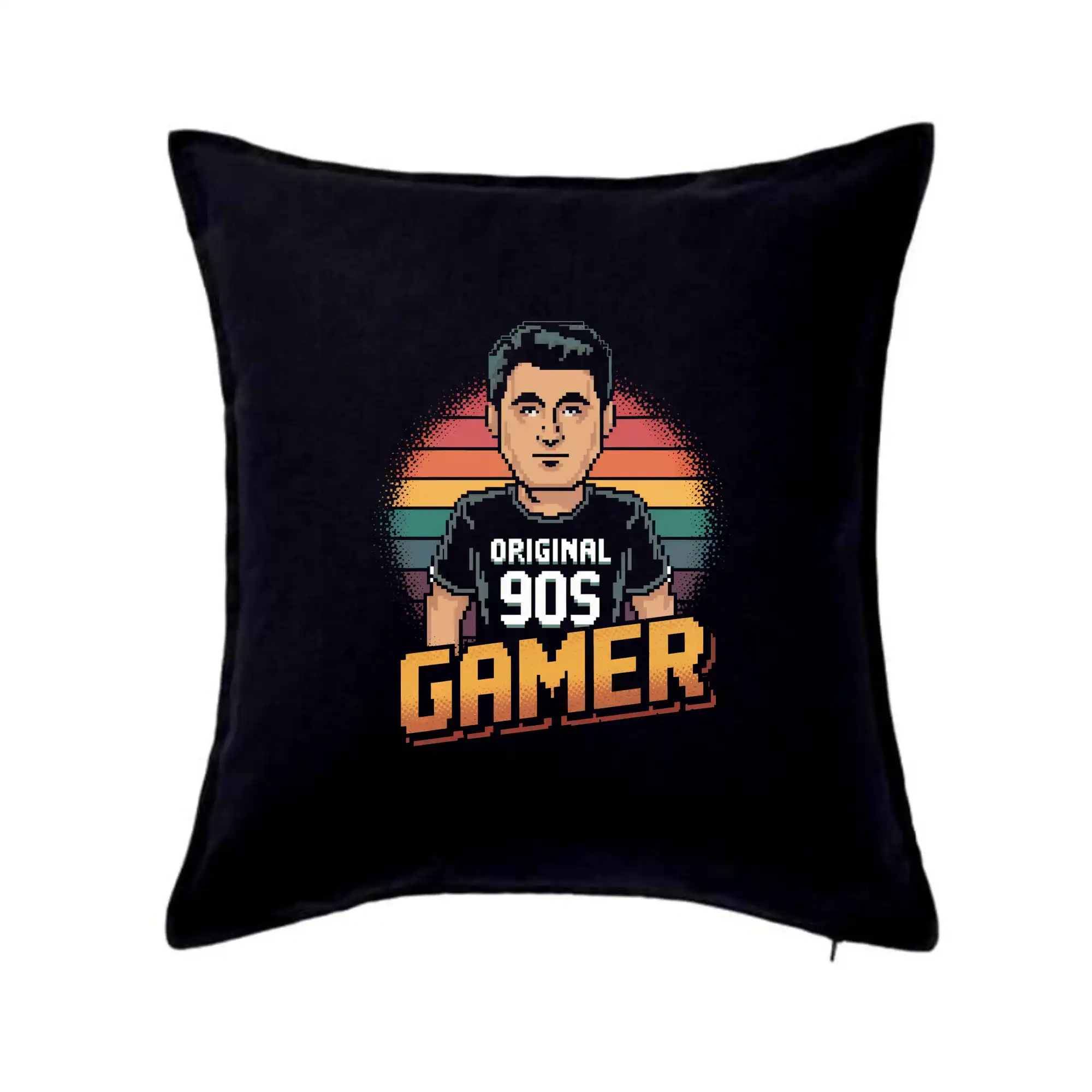 Grafické tričká - Original 90s gamer farebný - Vankúš 50x50