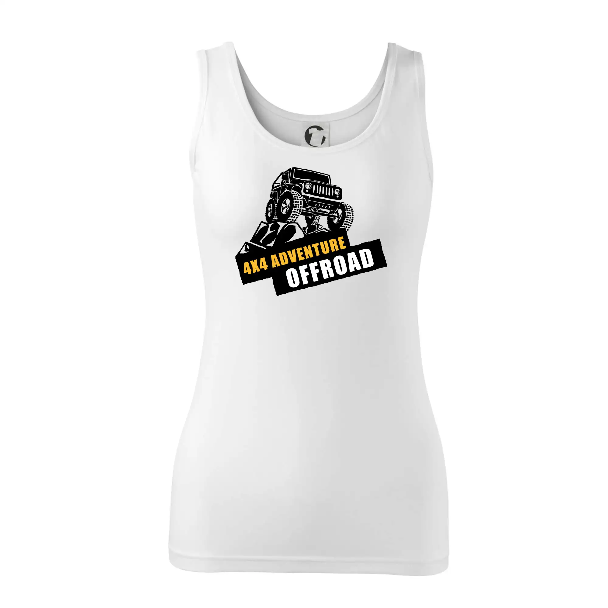 Auto tričká - 4x4 adventure offroad - Dámske tielko