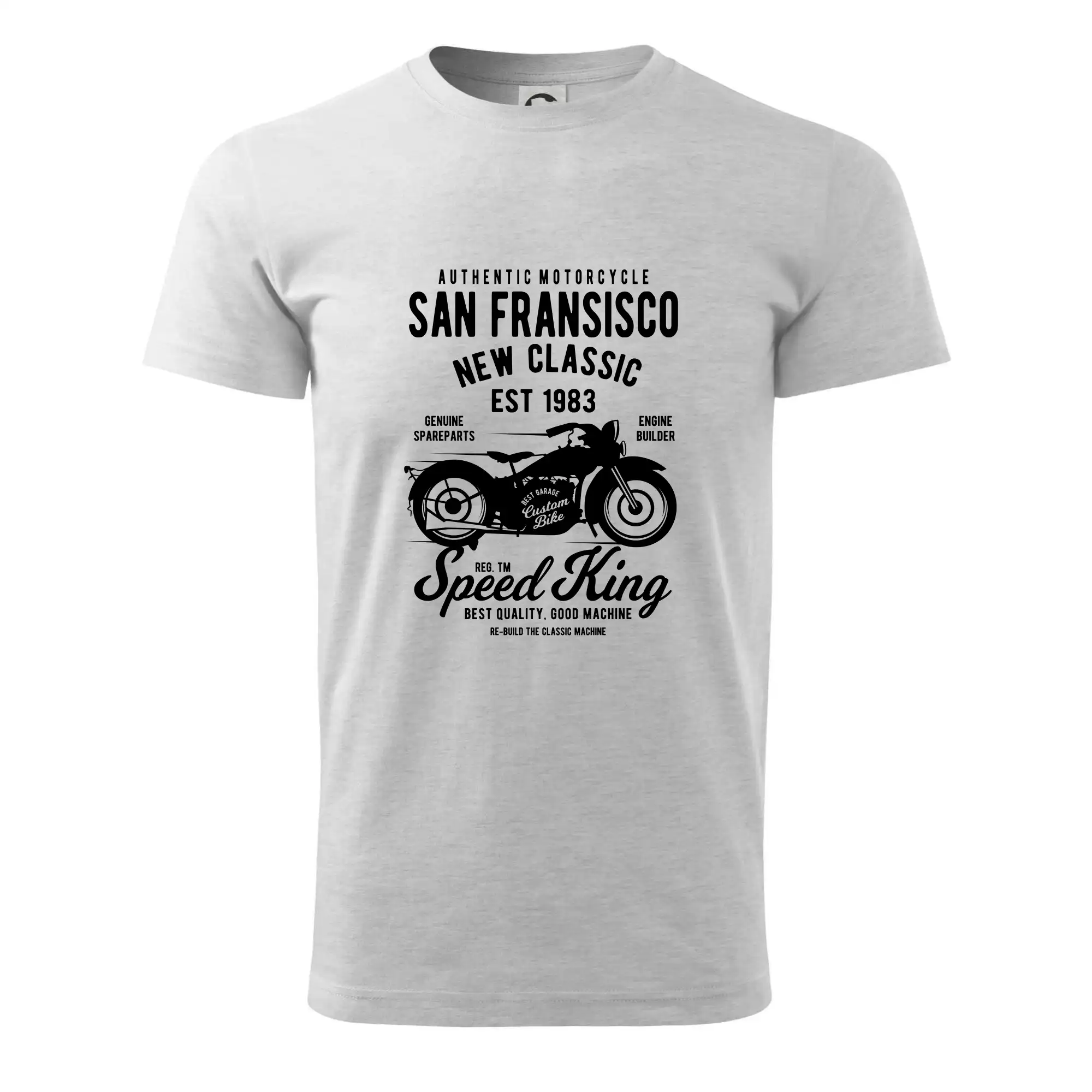 Tričká a mikiny s potlačou motoriek – pre pravých motorkárov - San Fransisco Motorcycle - Pánske tričko nižšej gramáže