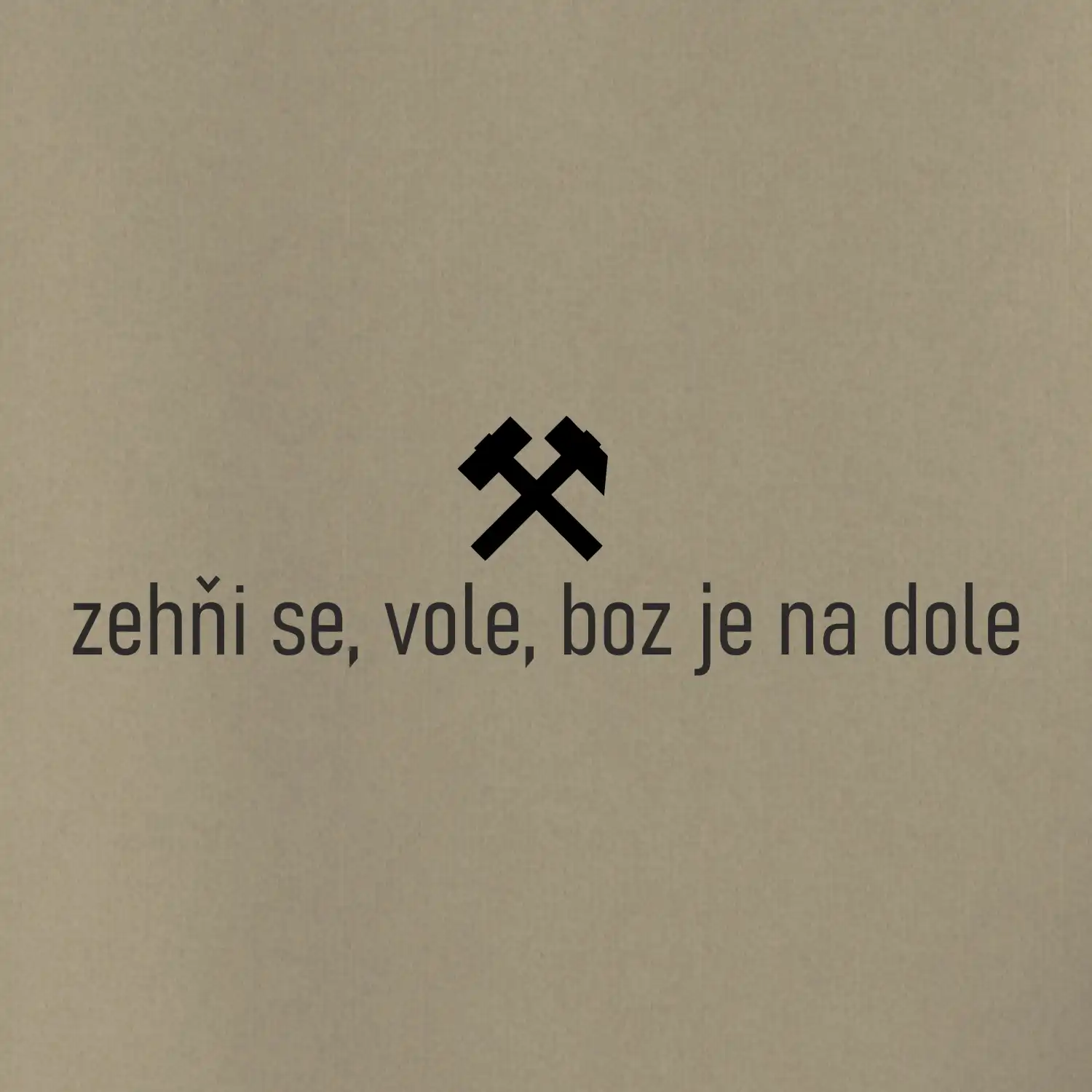 Zehňi se, vole, boz je na dole