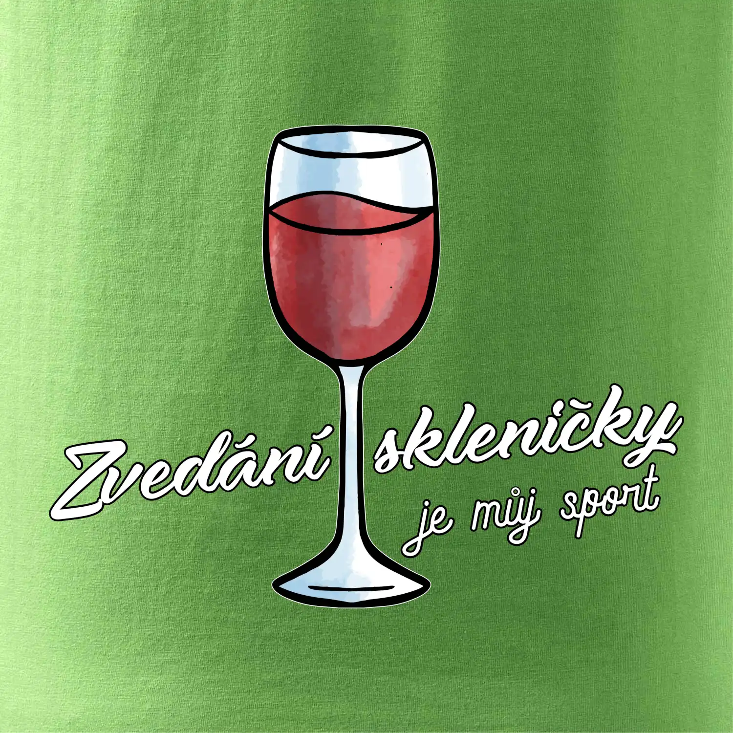 Zvedání skleničky je můj sport