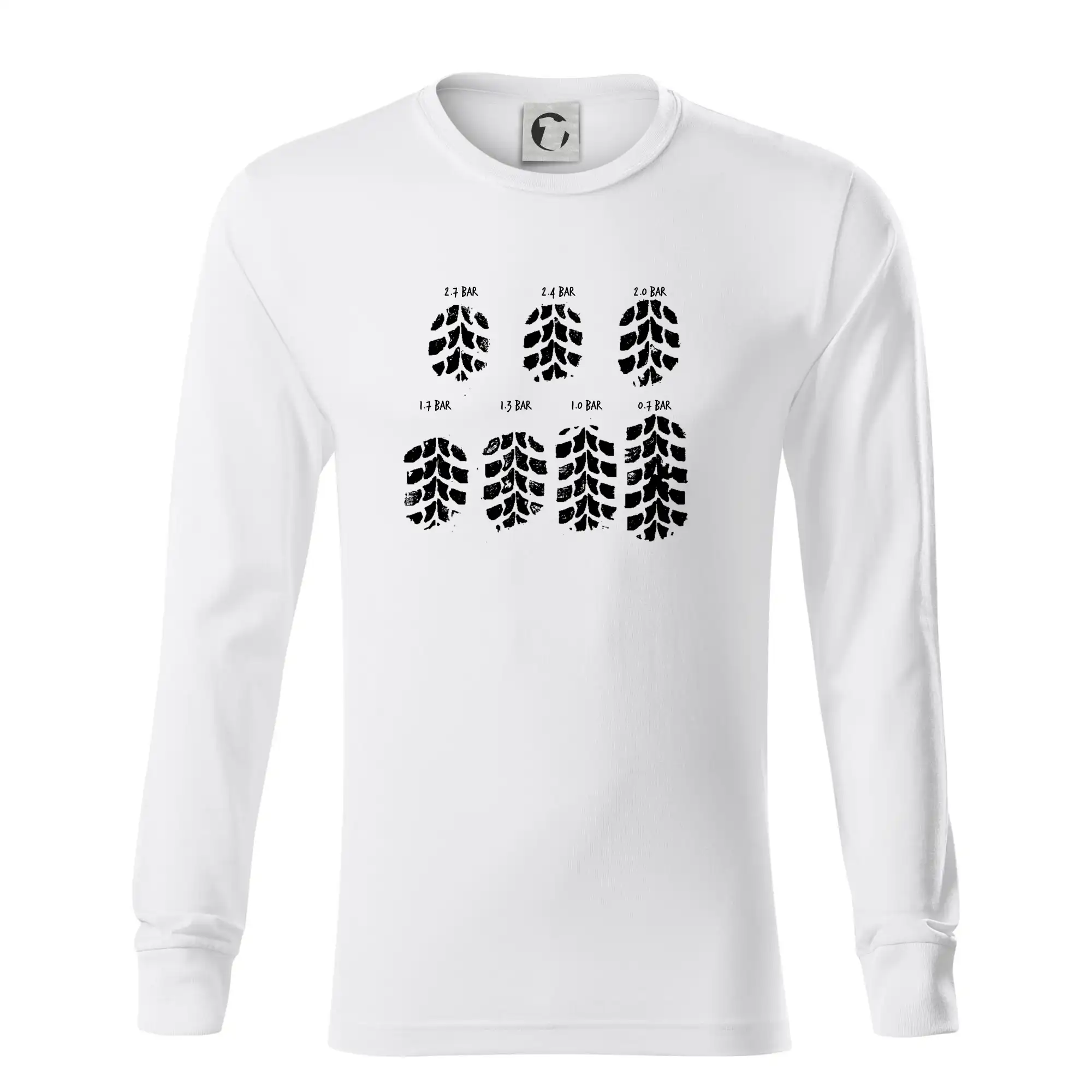 Pneumatiky - obtisk v závislosti na tlaku