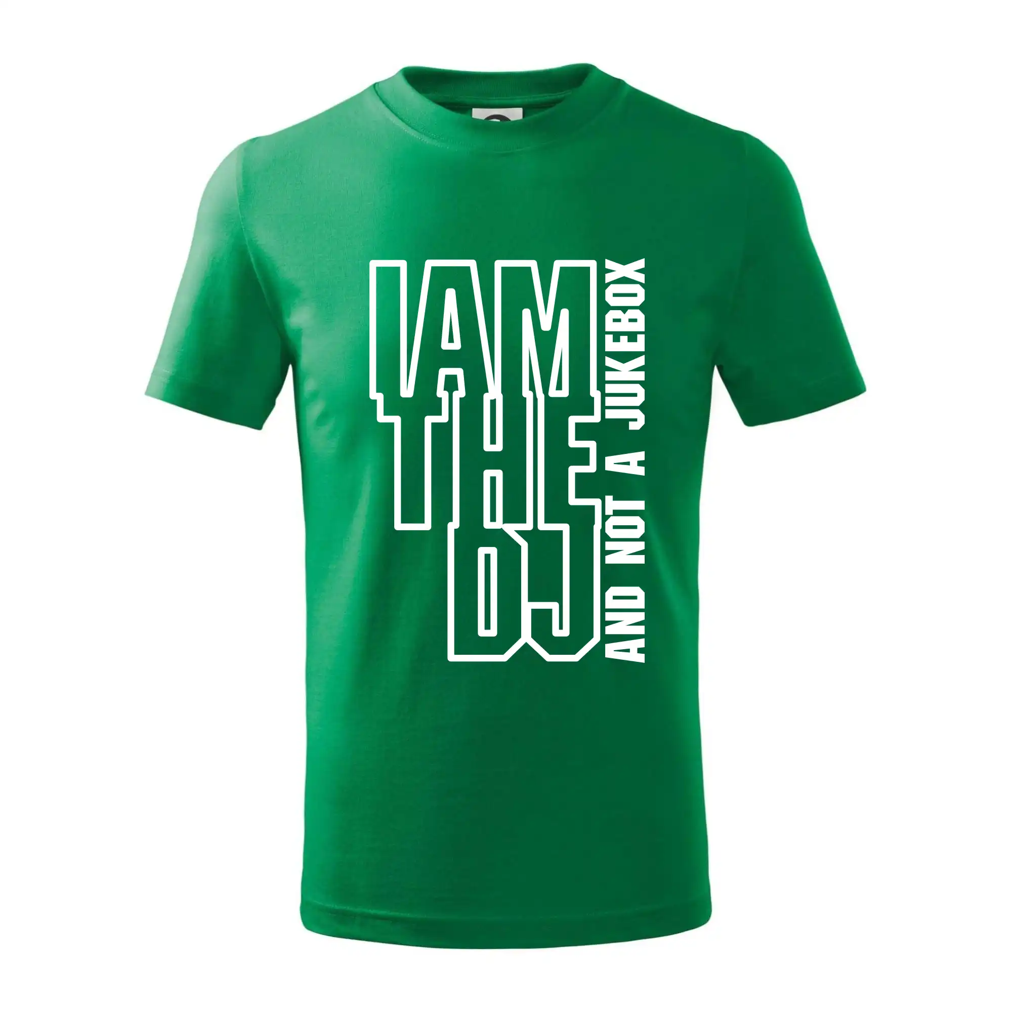 Tričká na párty - Iam the dj and not a jukebox na výšku - Tričko detské bavlnené