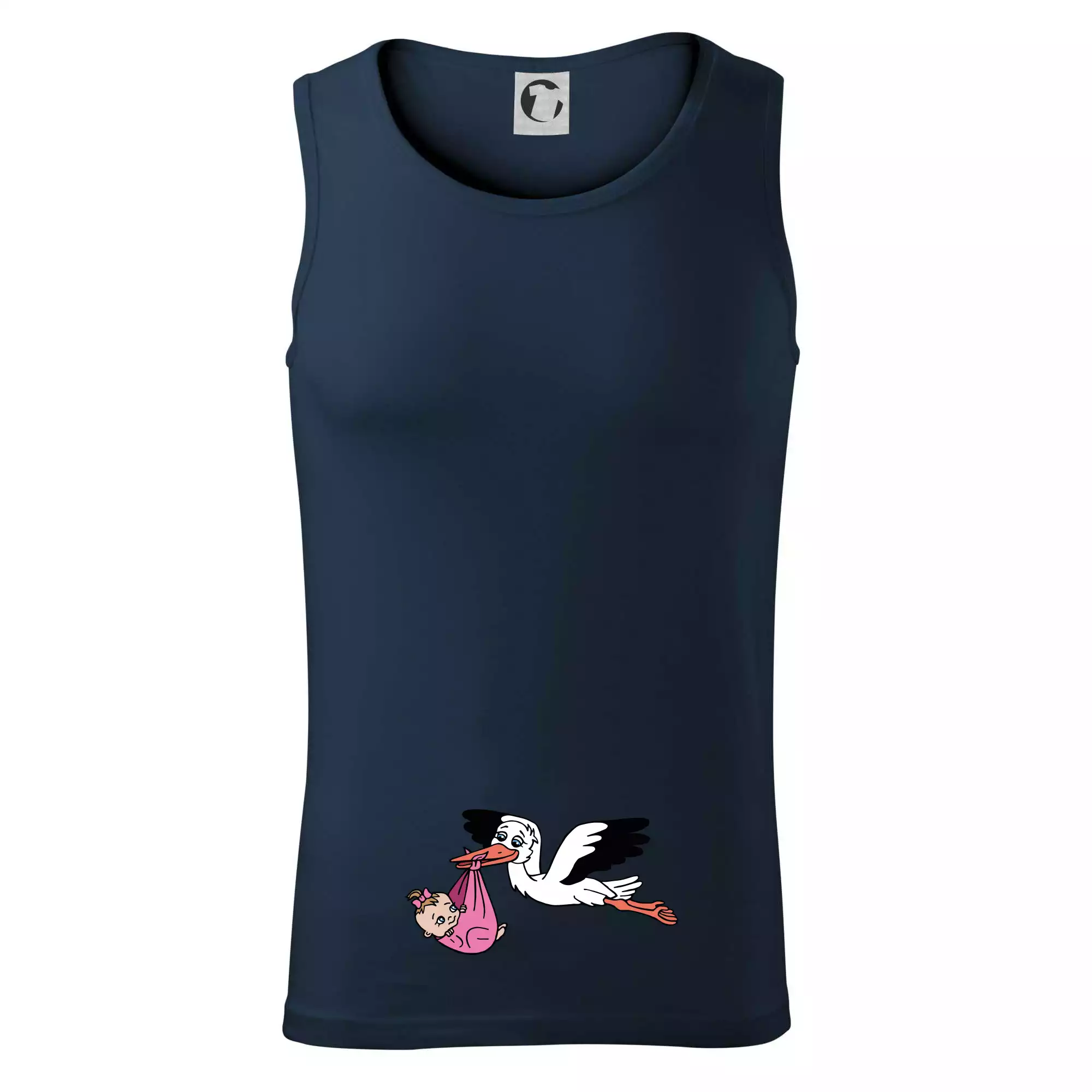 Čáp a miminko - holka (Hana-creative)