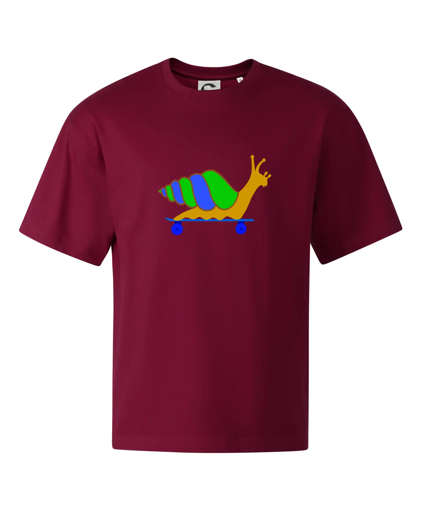 Tričká so zvieratami - Šnek na skateboardu (Moňas) - Stage unisex - OVERSIZE
