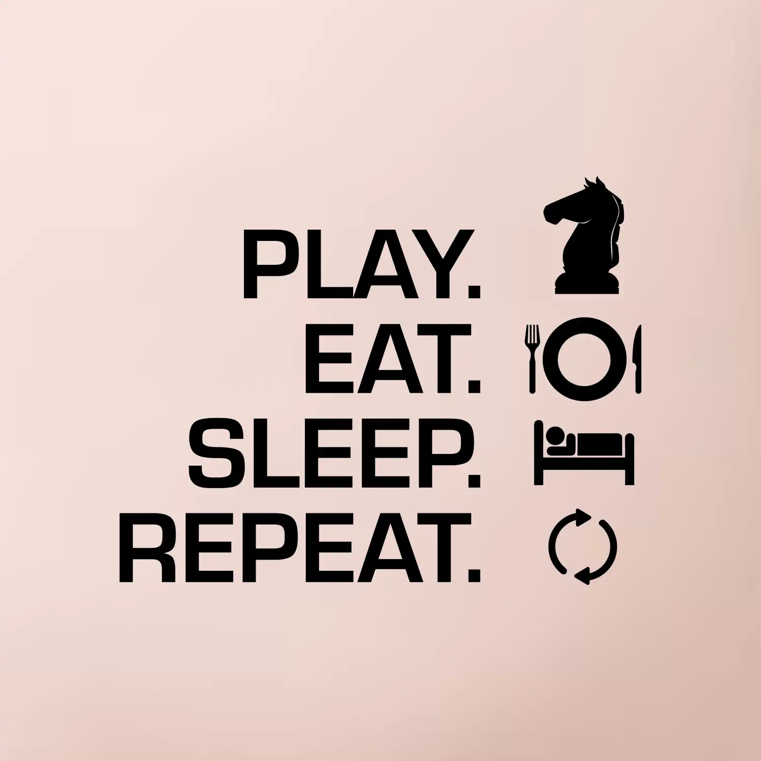 Eat sleep play - šachy