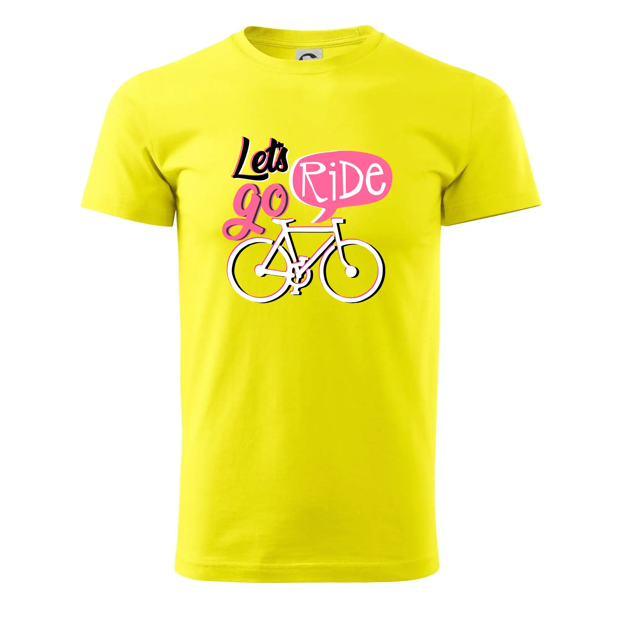 Tričko ako darček pre cyklistu - Lets go ride - Klasické pánske tričko vyššej gramáže
