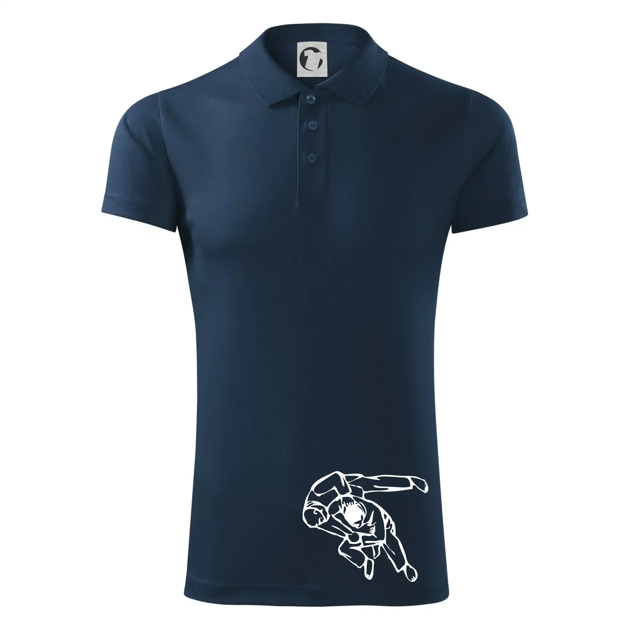 Judo nápis + postavy