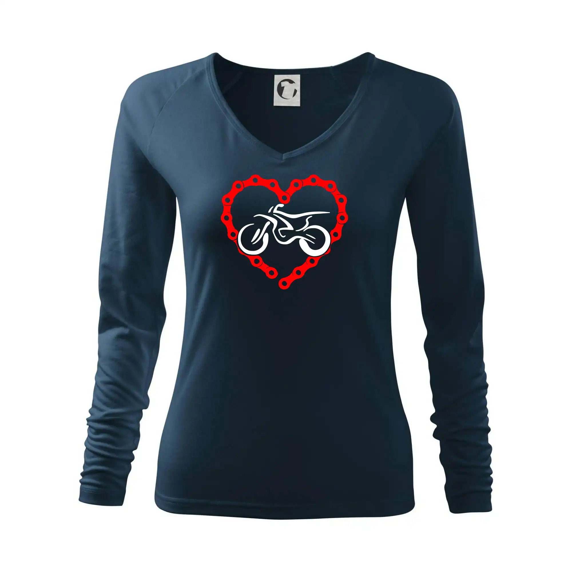 Moto srdce řetěz - enduro