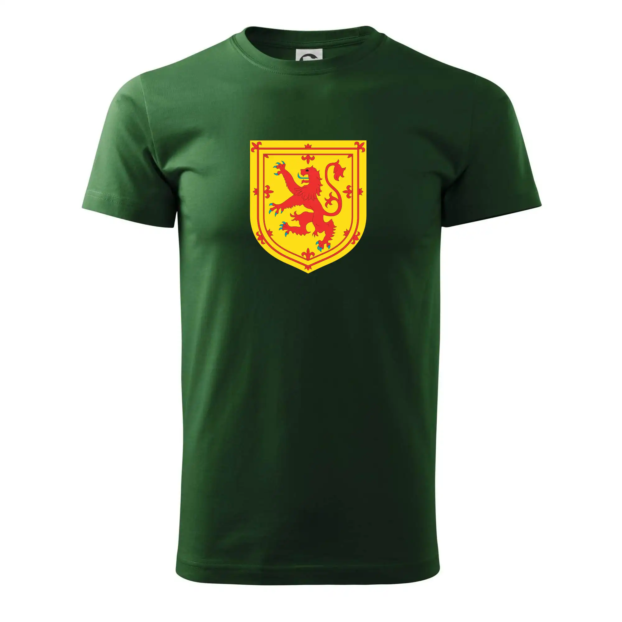 Skotský lev na hrudi