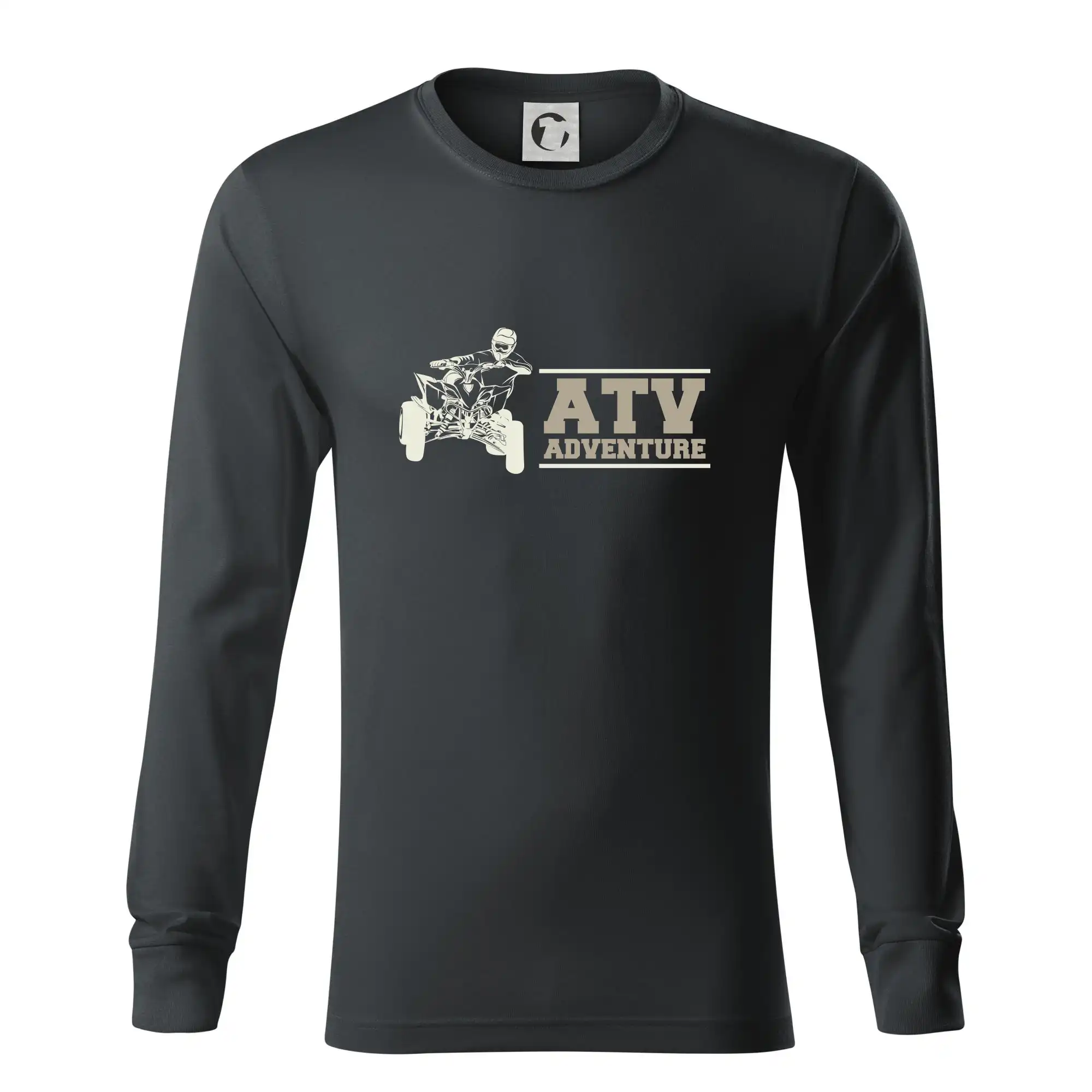Tričko s štvorkolkou - ATV quad nápis - Tričko s dlhým rukávom LS R05