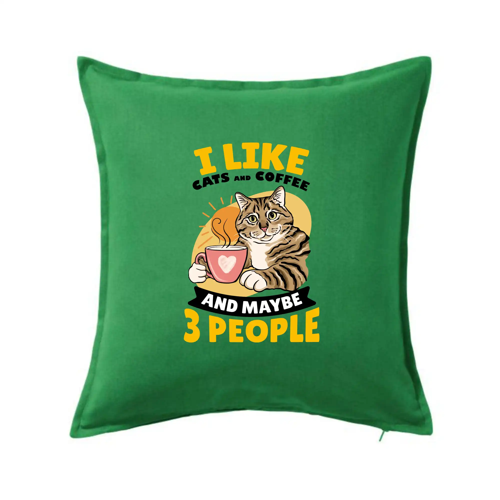 I like cats and coffee and maybe 3 people