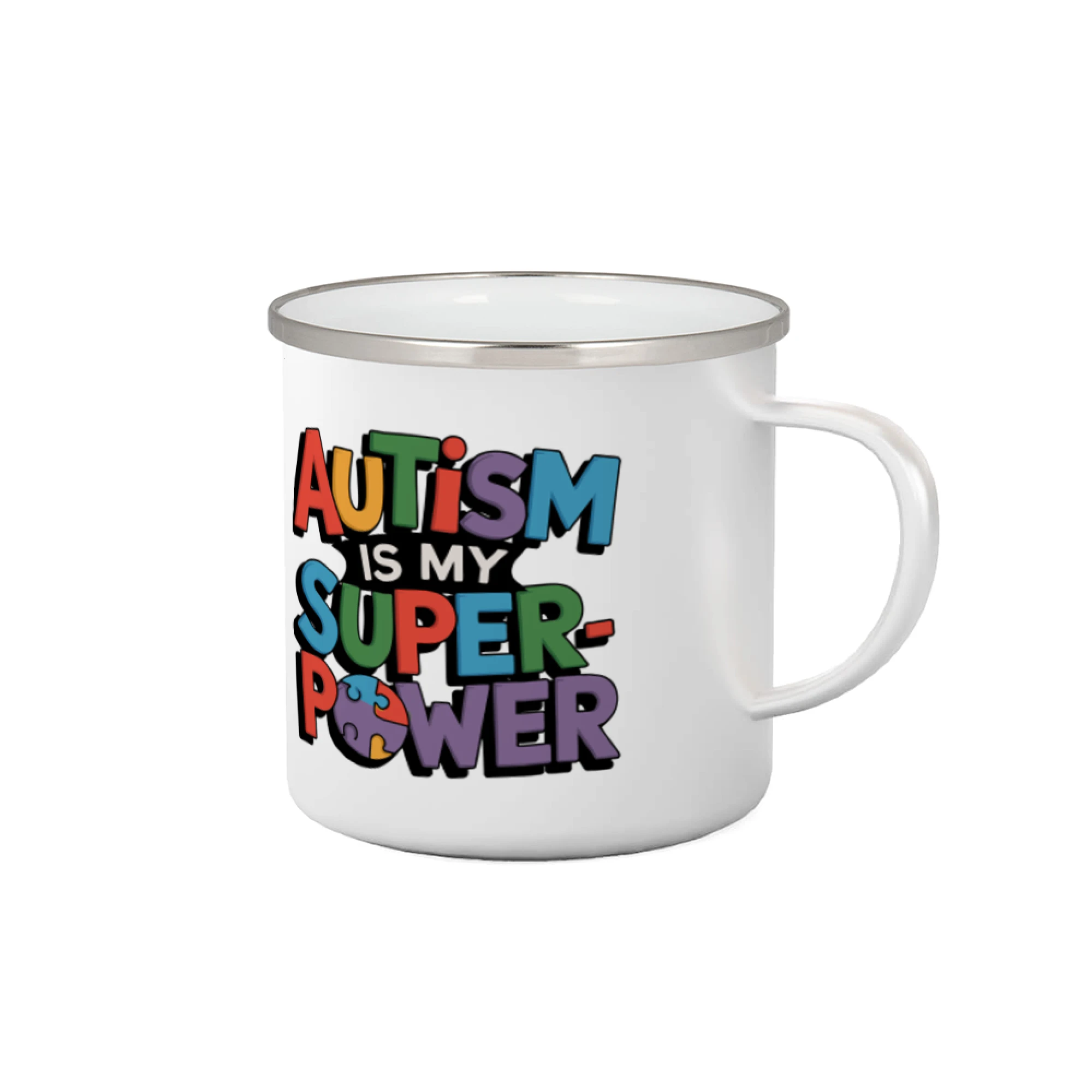 Tričká a mikiny pre autistov - Autism is my superpower barevný - Plecháčik