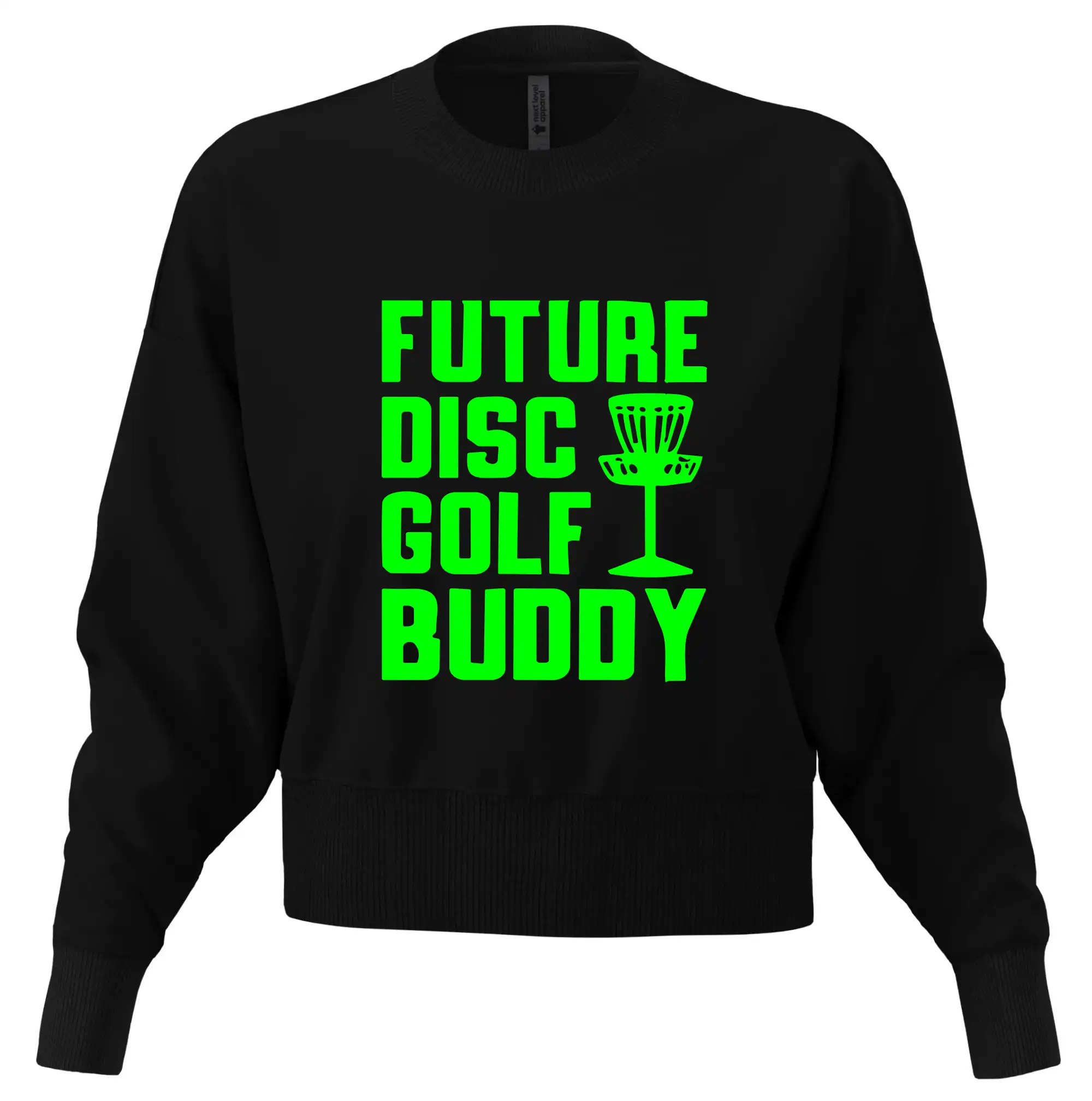 Future disc golf buddy - Mikina oversize crop OVERSIZE