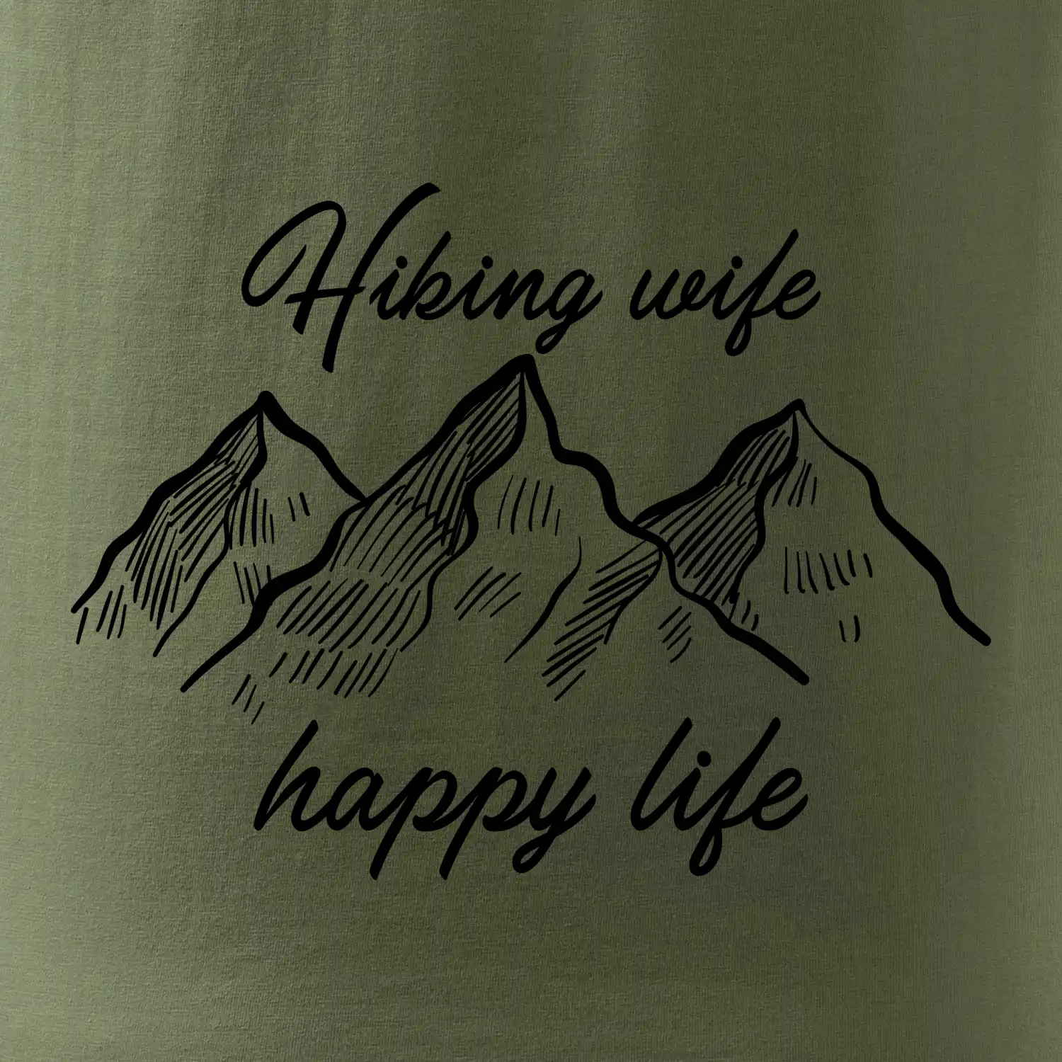 Hiking wife happy life