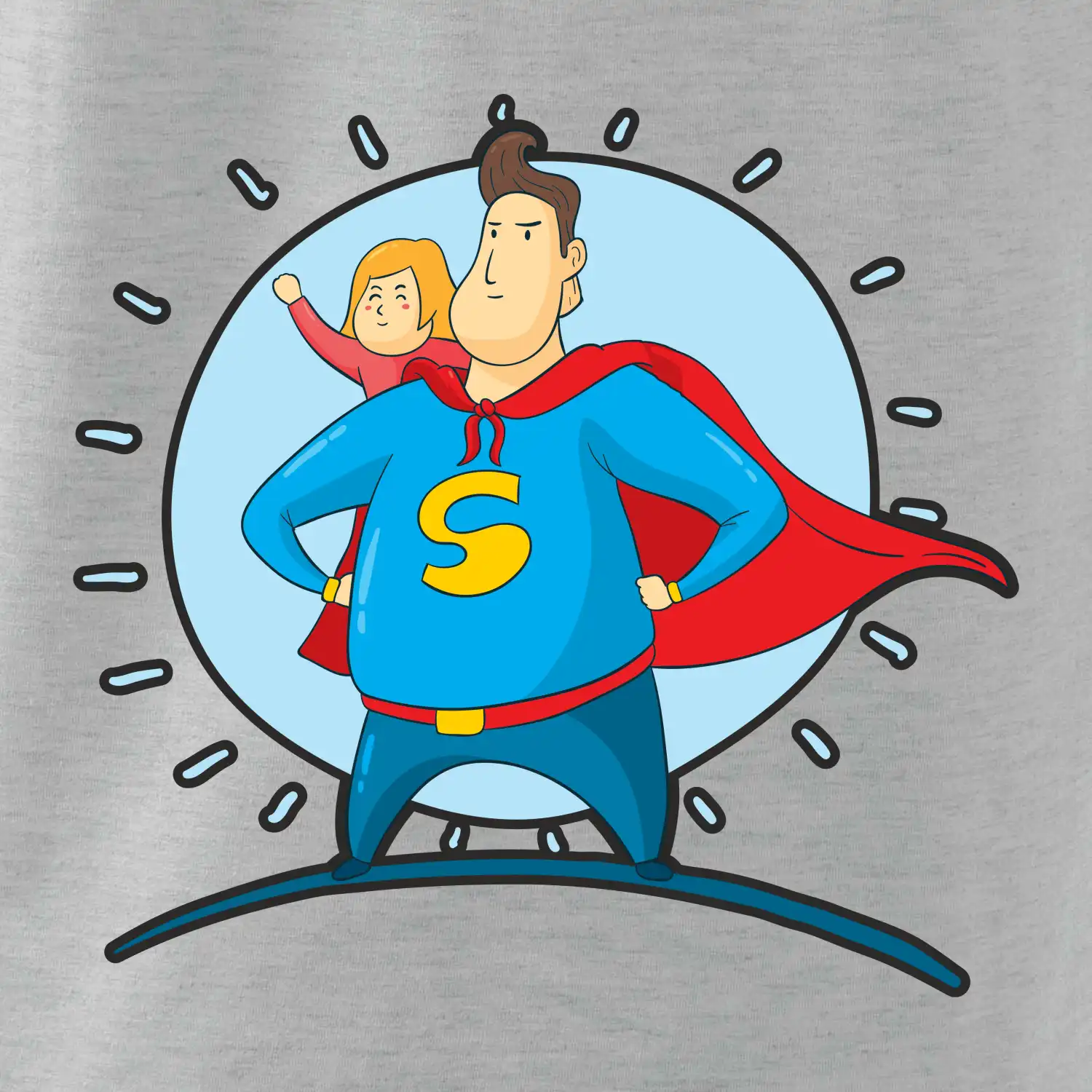 Táta superman - holka