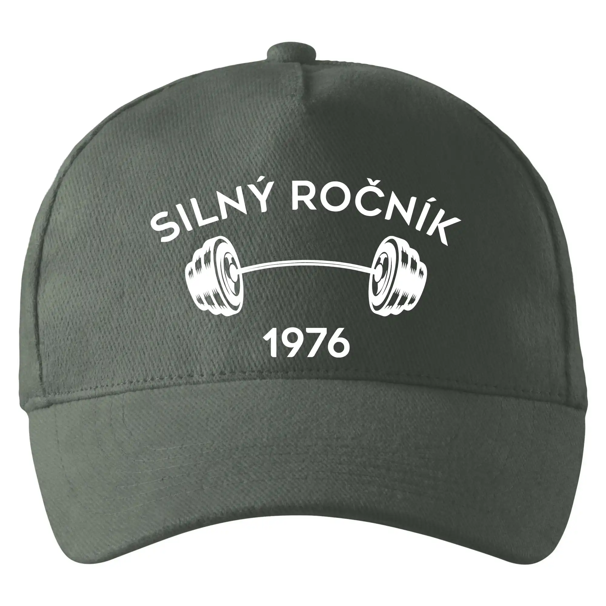 Trička s ročníkom 1976 - Silný ročník - Letopočet 1976 - Šiltovka so zahnutým šiltom a mosaznou sponou